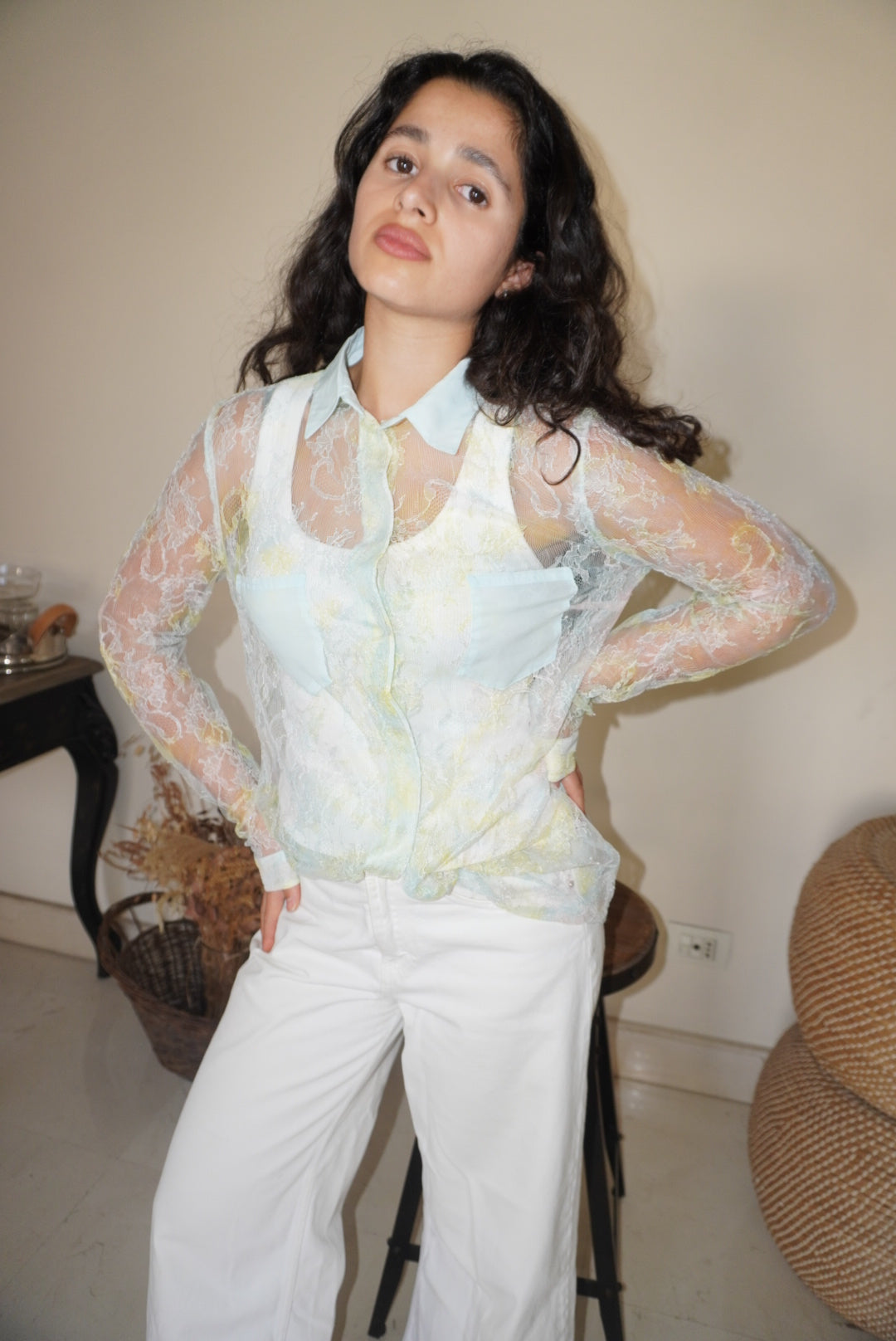 American Retro Lace Top