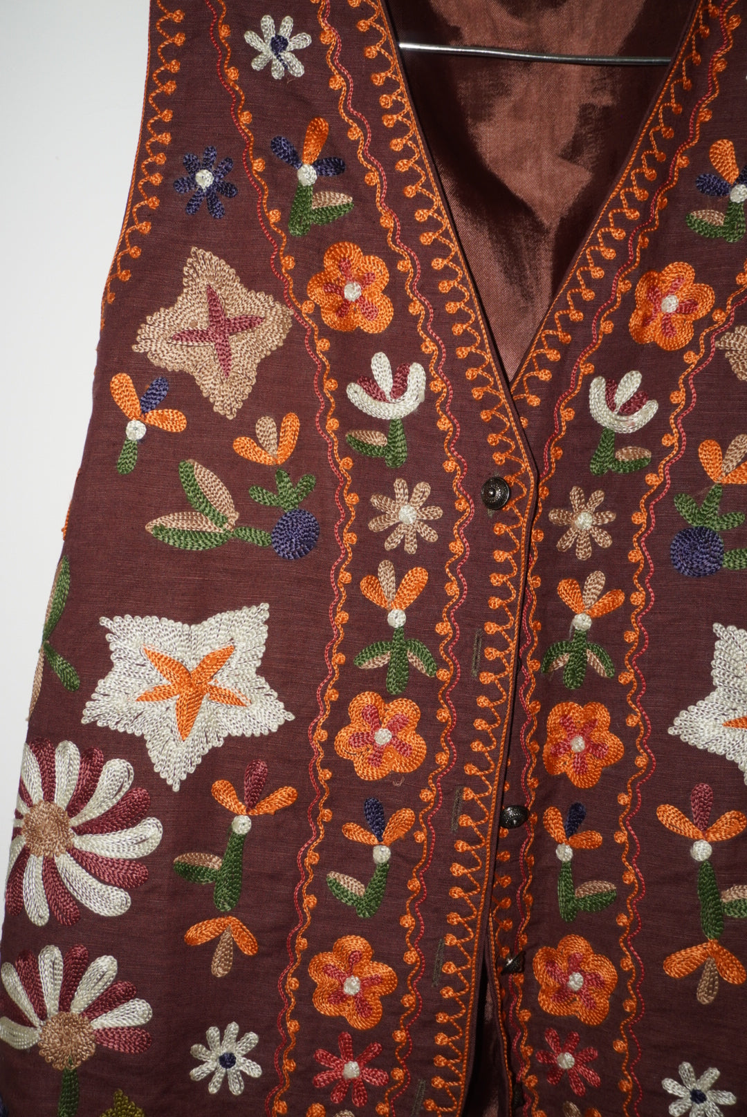 90's Embroidered Vest