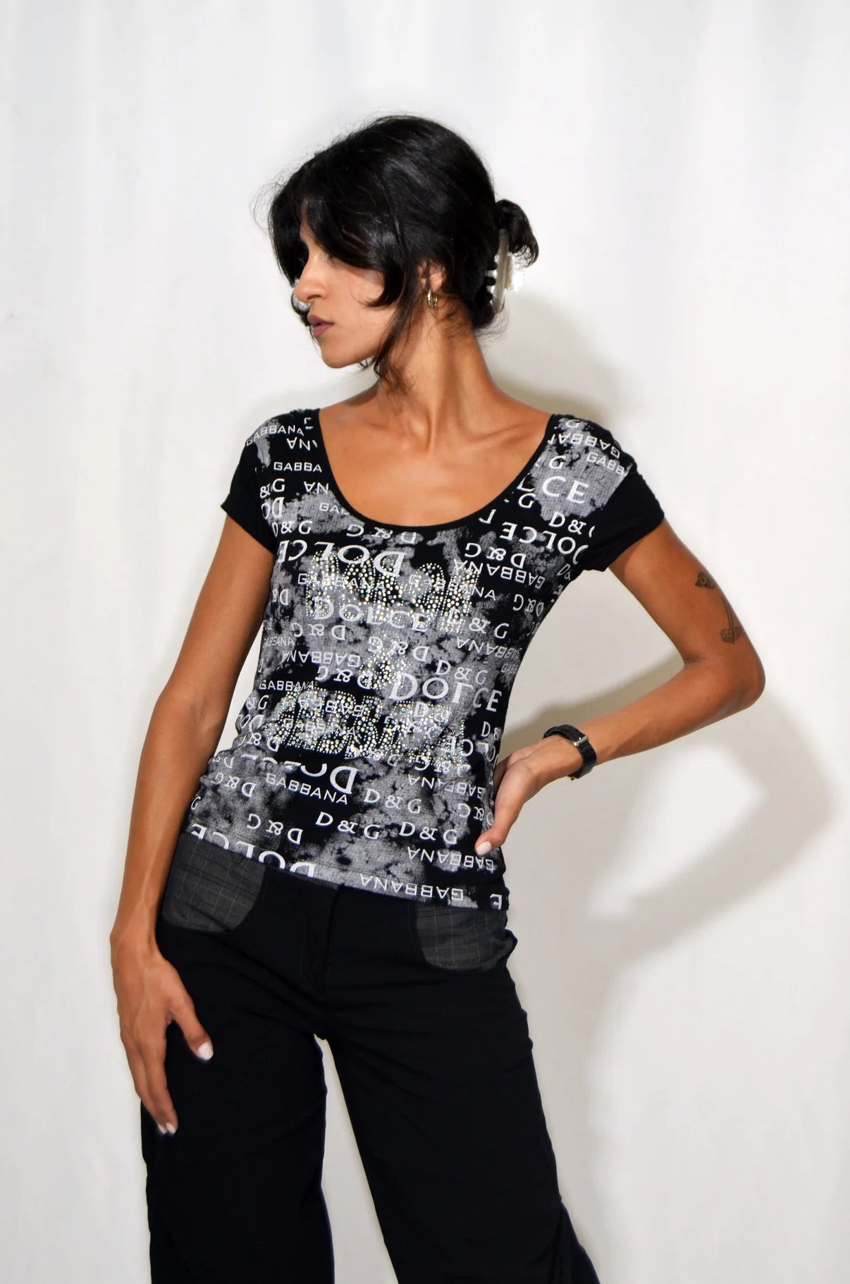 Dolce & Gabbana Vintage Sparkly Top