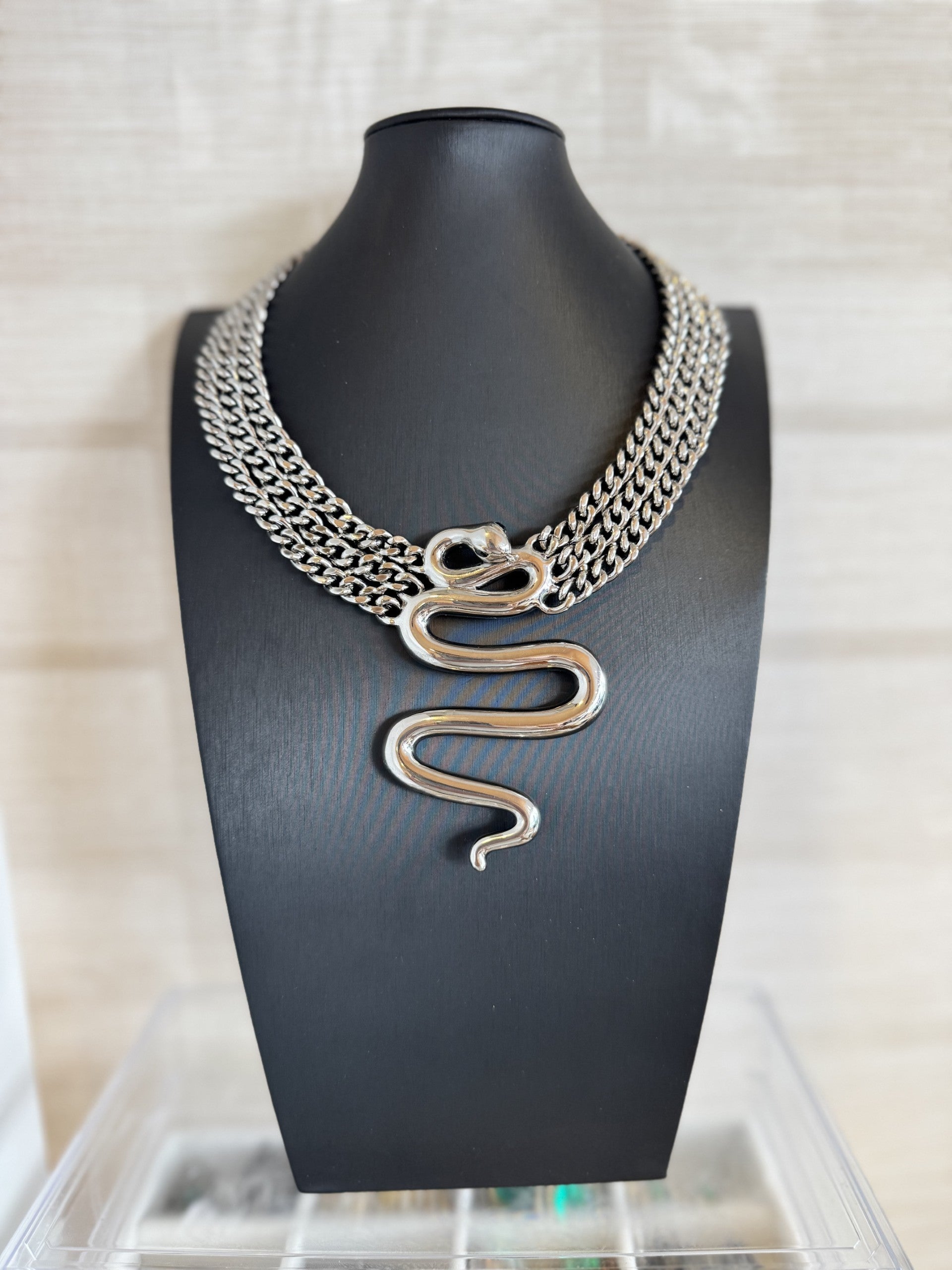 Vintage Butler & Wilson Serpent Necklace
