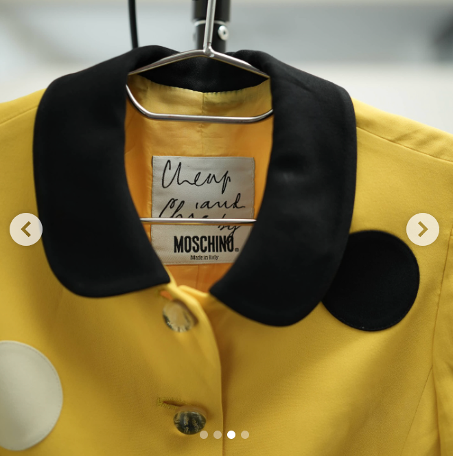 Vintage Cheap and Chic Moshino Skirt Set