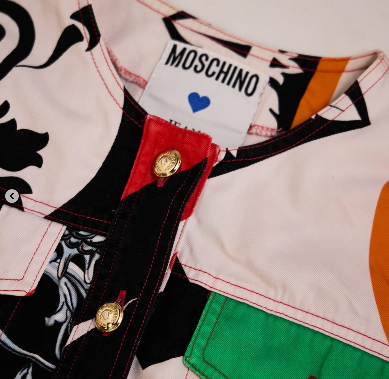 Vintage 90’s Moschino Jeans Denim Skirt Set