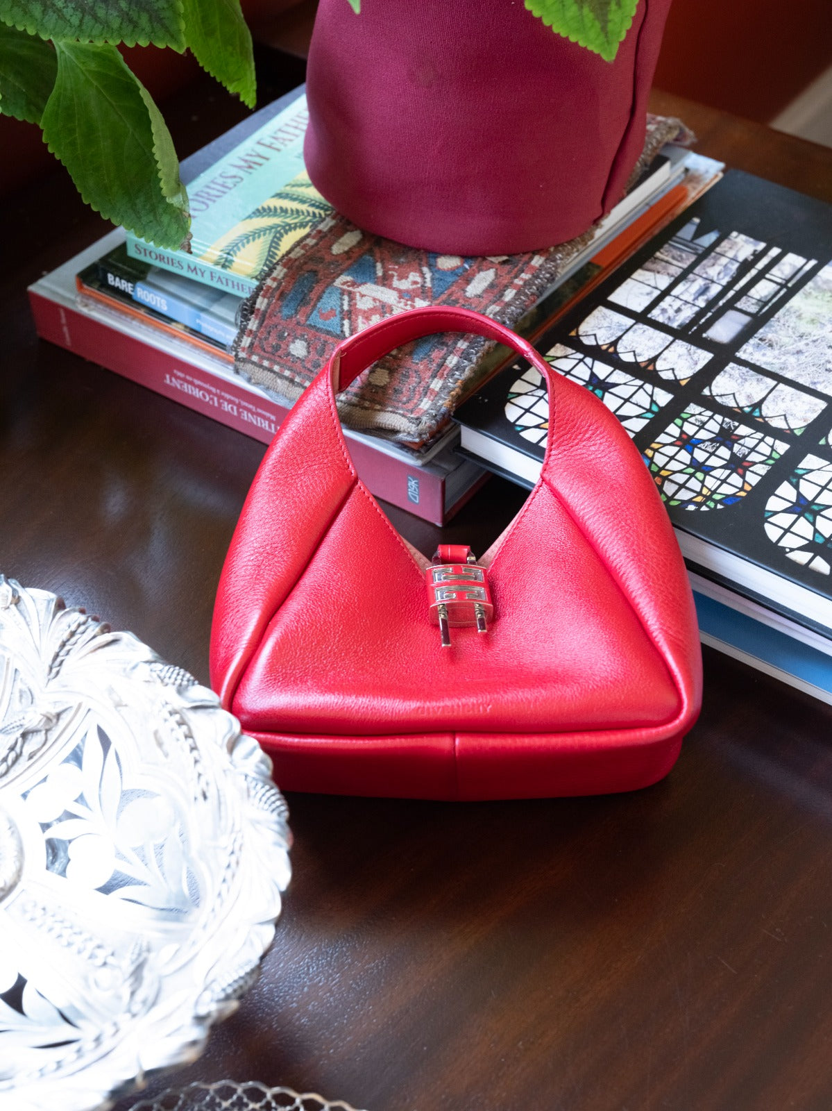 Givenchy G-Hobo Mini Leather Shoulder Bag