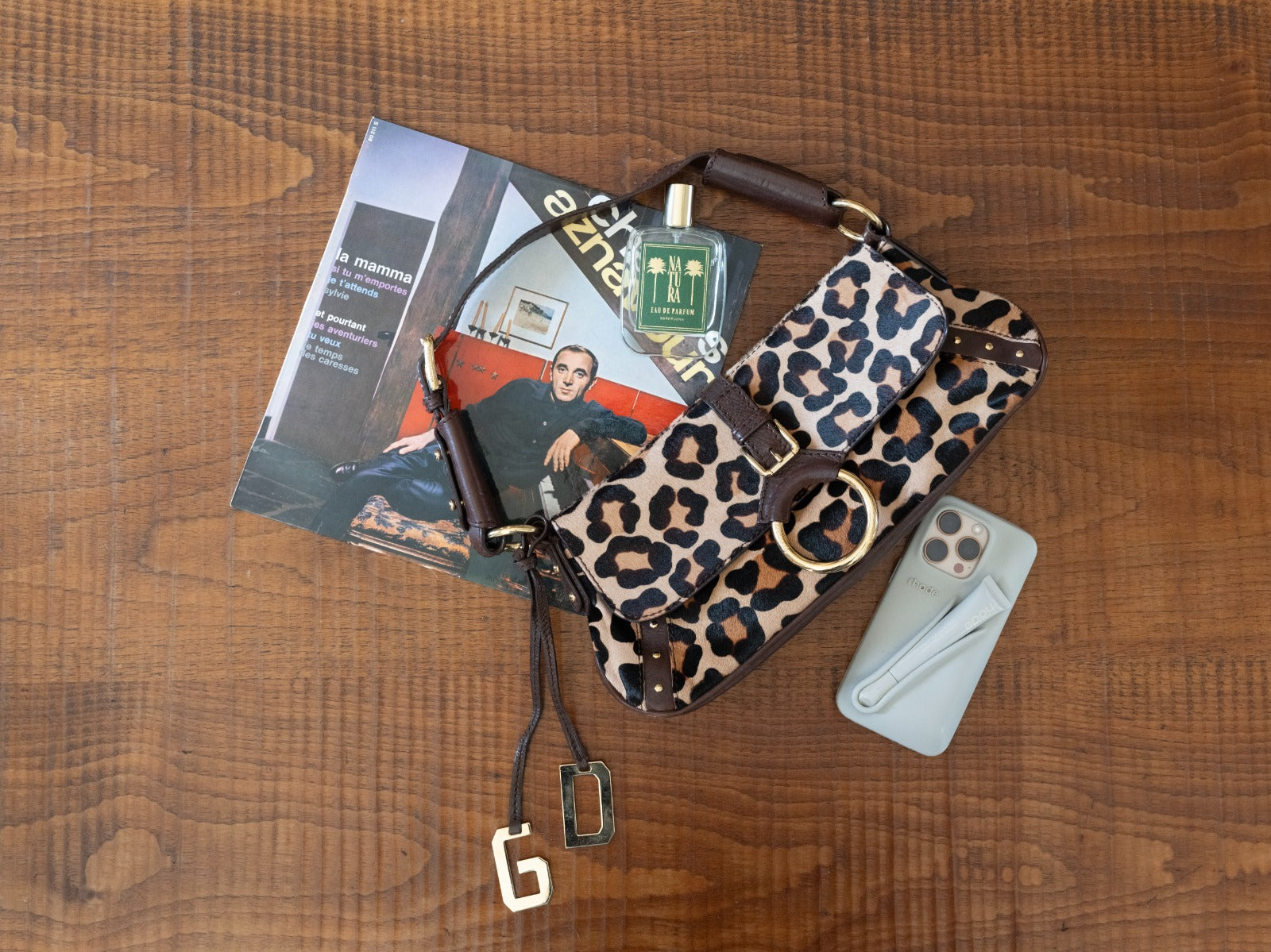 Dolce & Gabbana cheetah print shoulder bag
