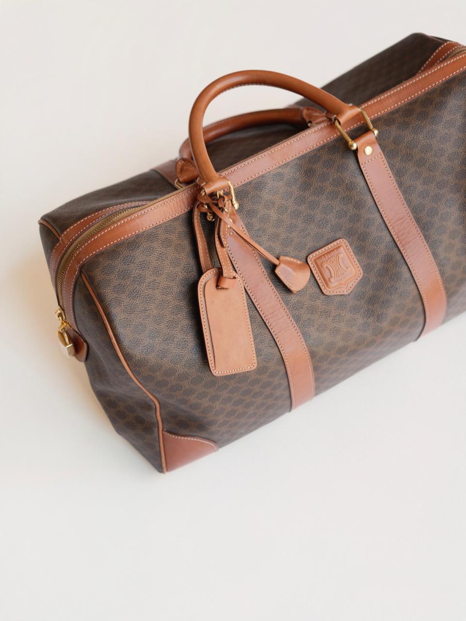 90s Celine Monogram travel bag