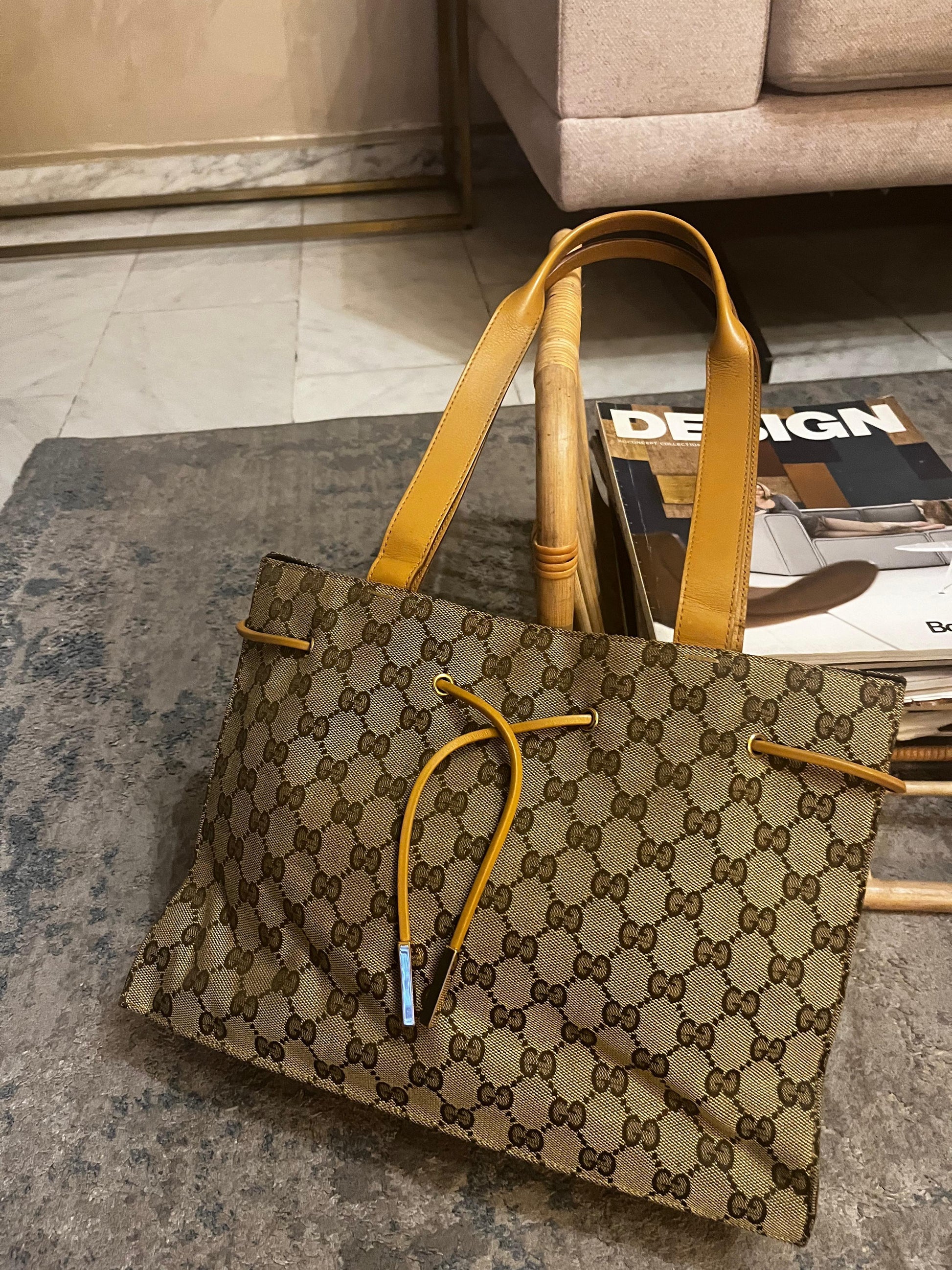 Vintage Gucci tote in GG Supreme Canvas