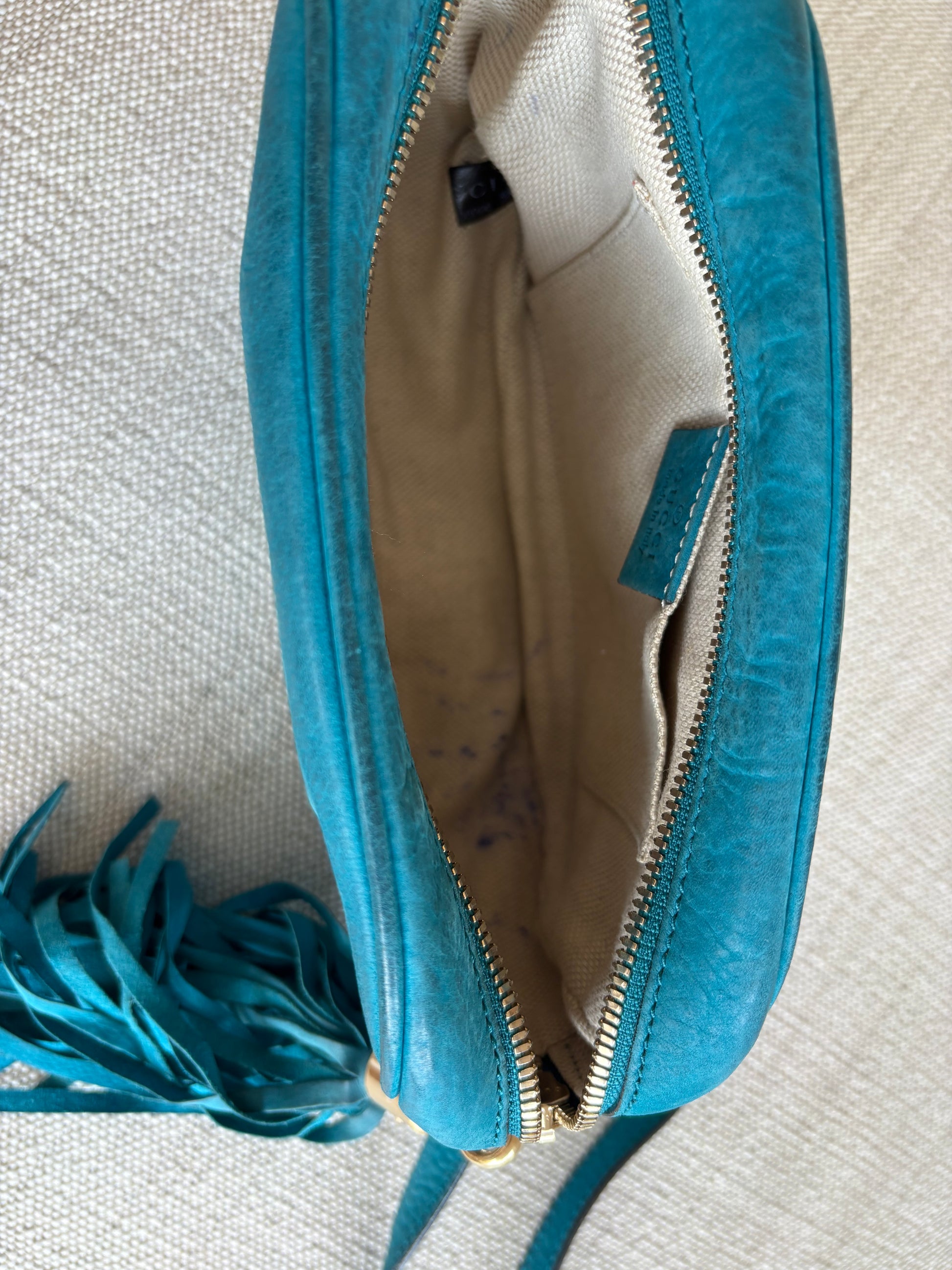 Gucci Suede blue bag