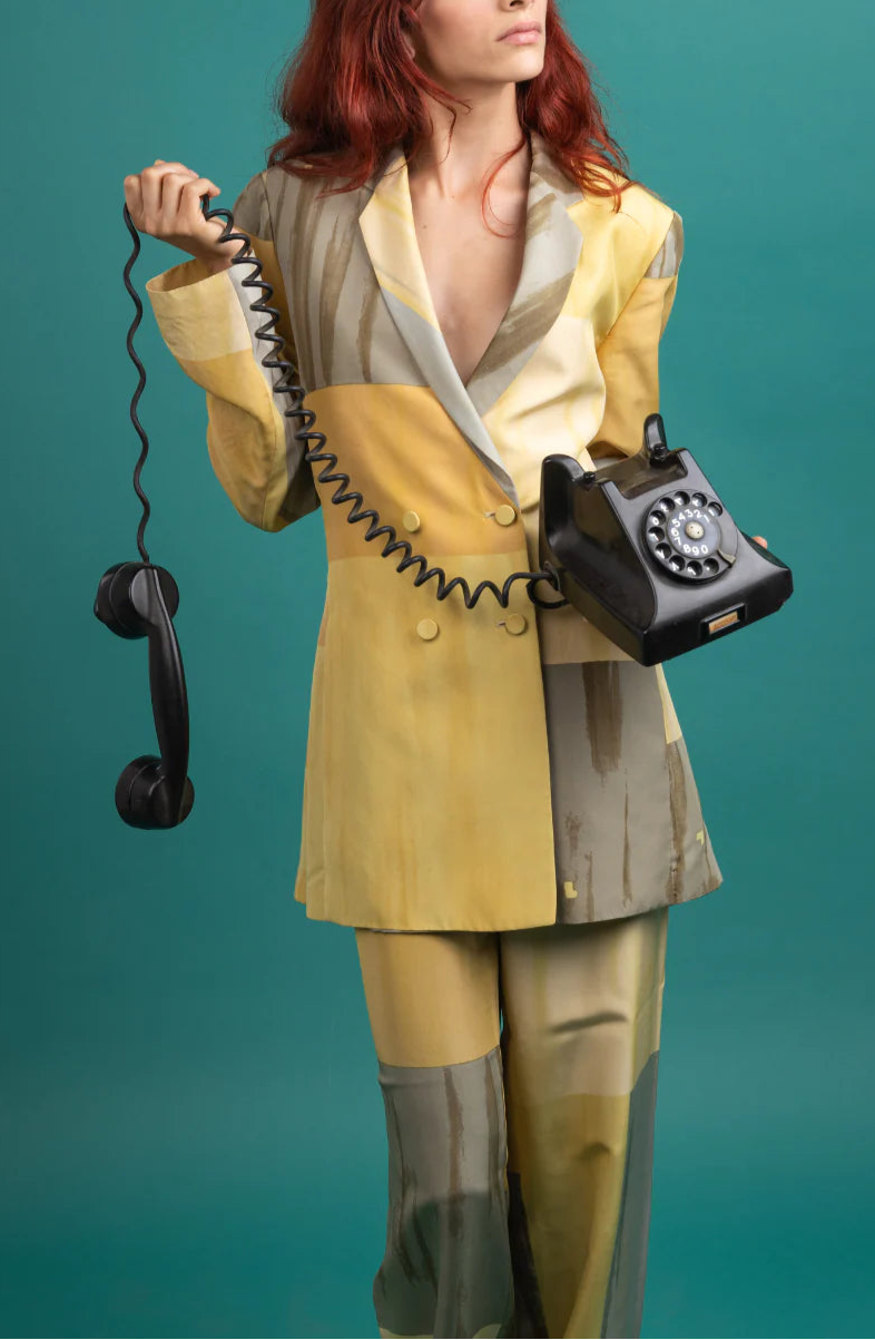 Emporio Armani silk suit