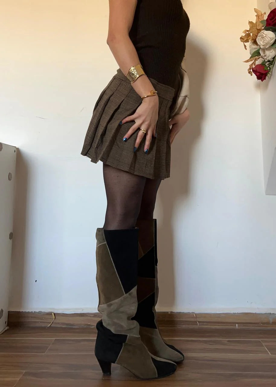 Isabel Marant patchwork boots