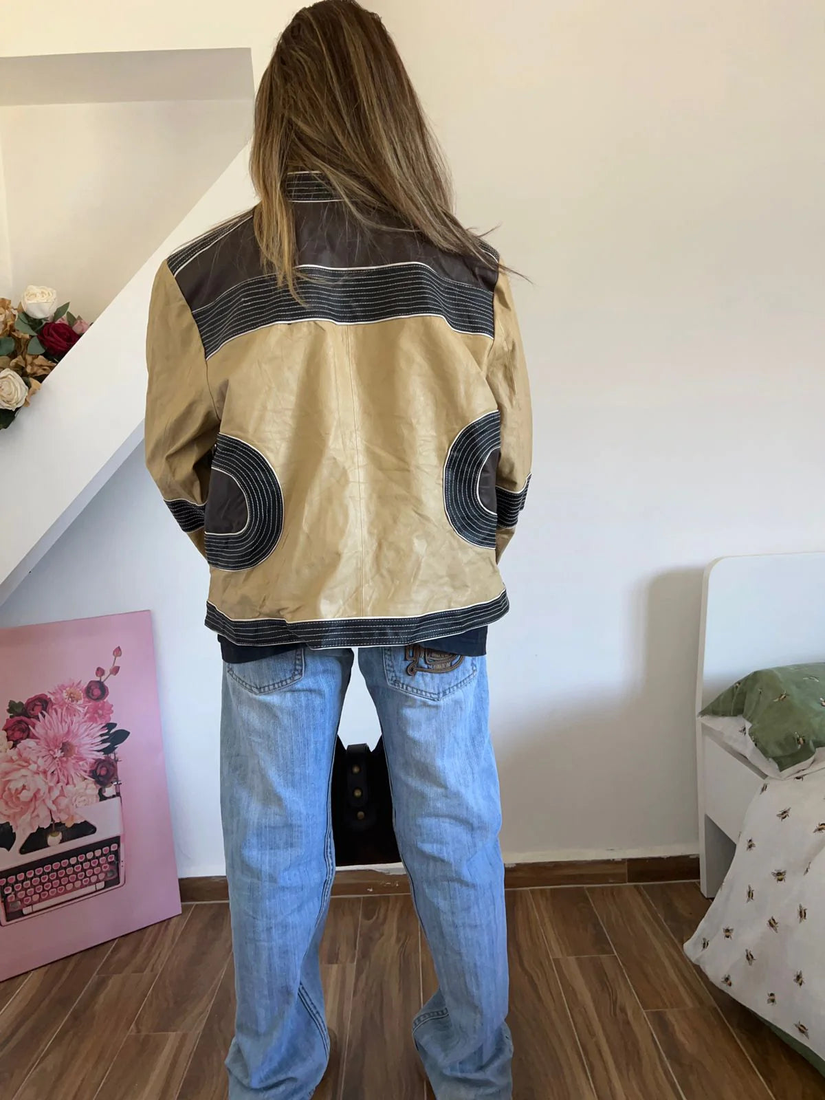 Pamela Mccoy leather jacket