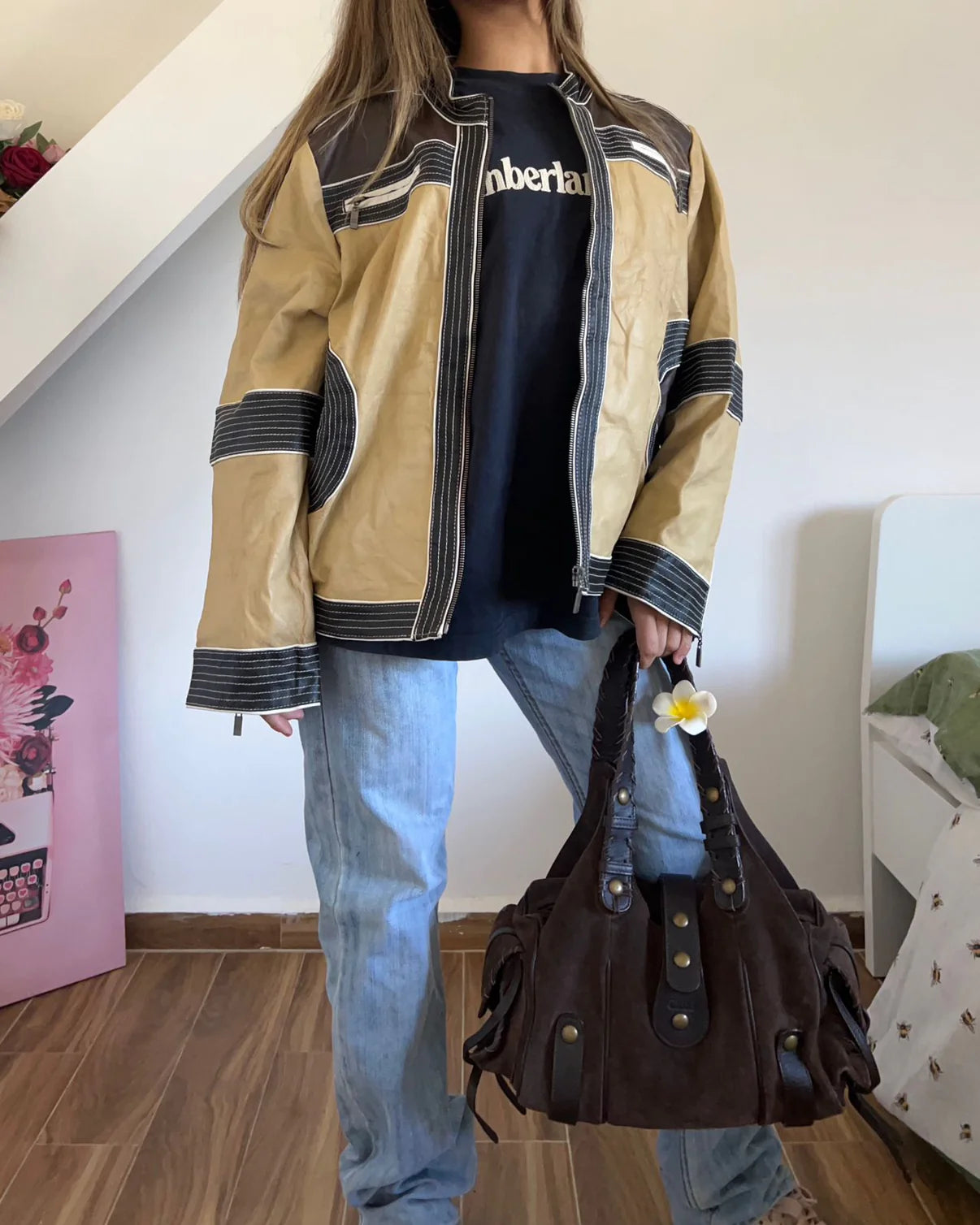 Pamela Mccoy leather jacket