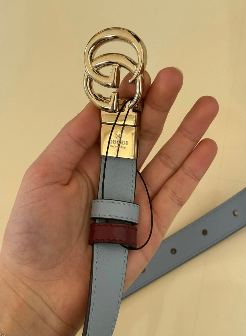 Double sided GG Buckle belt