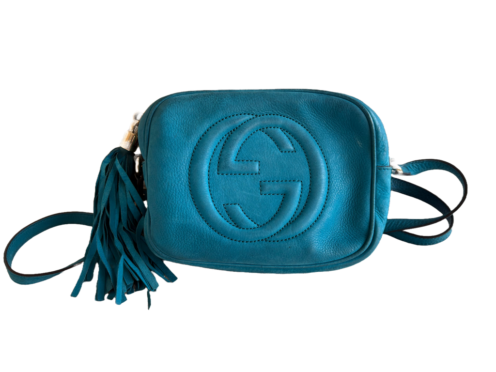 Gucci Suede blue bag