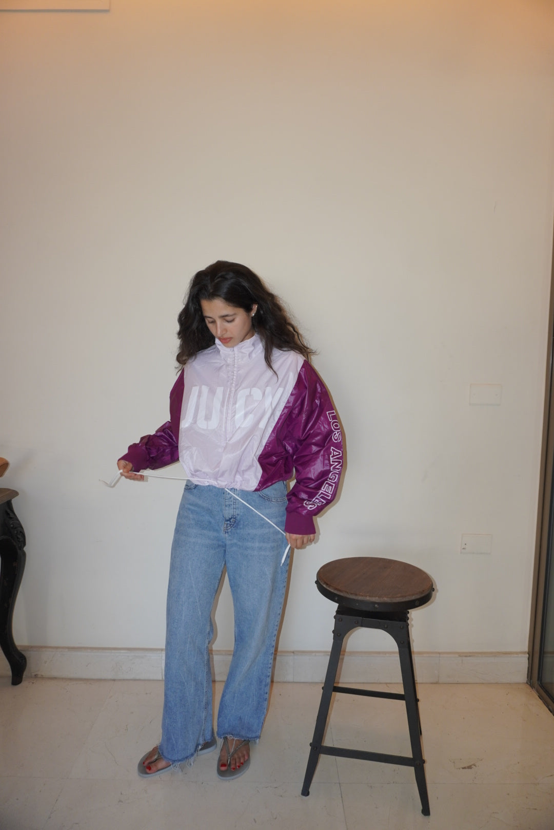 Juicy Couture Quarter-Zip Windbreaker