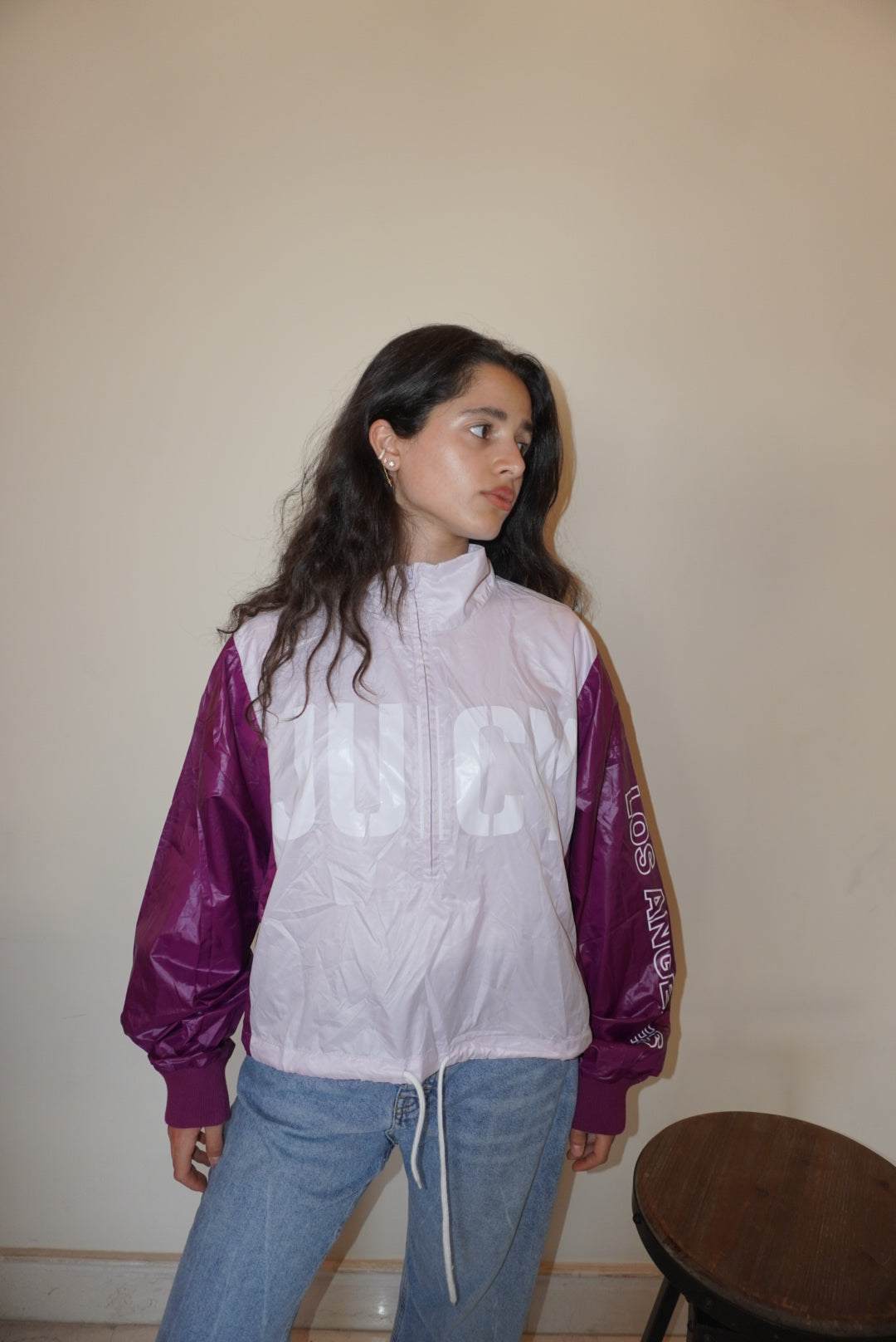 Juicy Couture Quarter-Zip Windbreaker