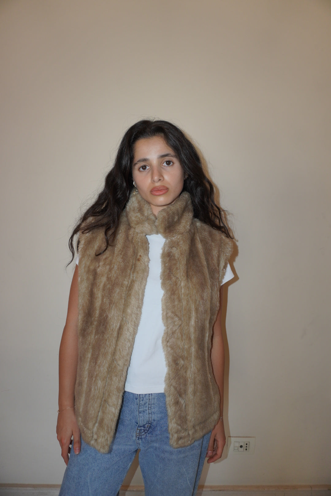 Paul Smith Reversible Denim and Faux Fur Jacket