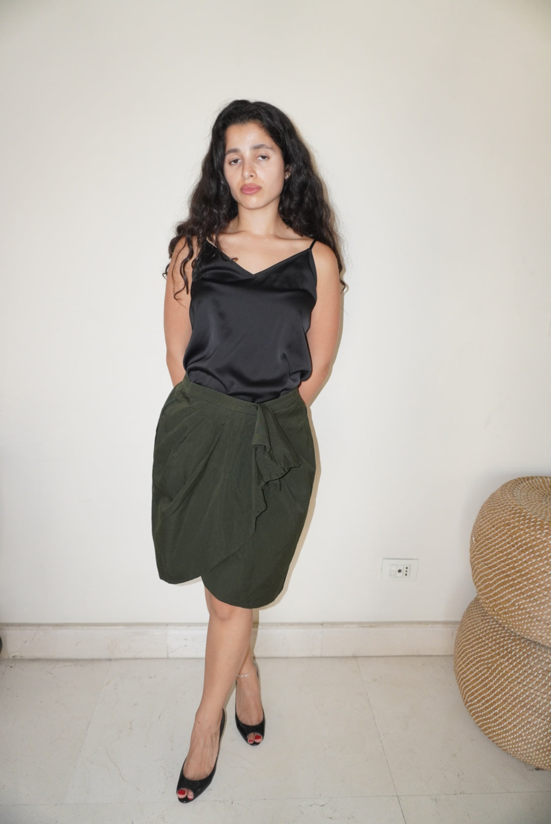YSL Khaki Skirt