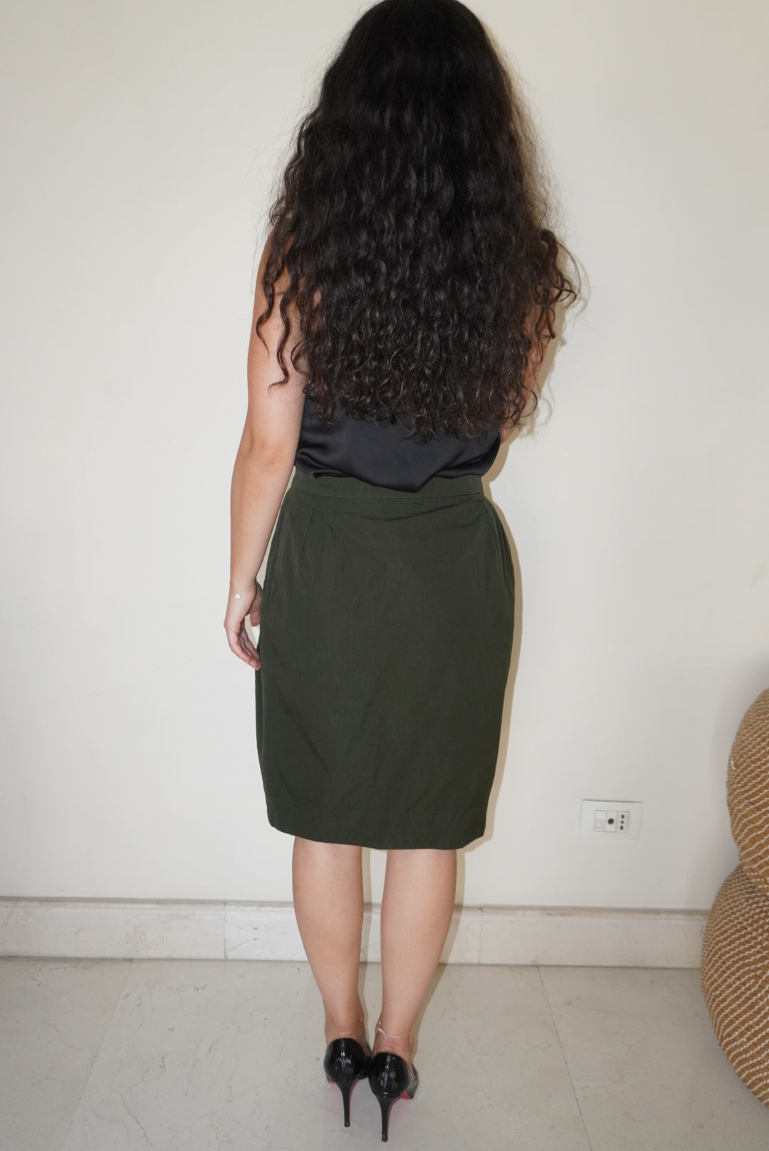 YSL Khaki Skirt