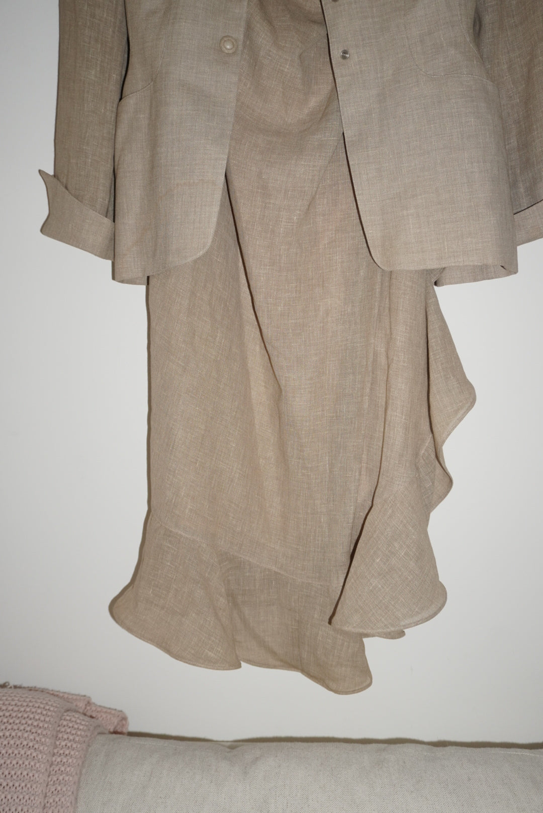 90's linen Mugler Mugler suit Set
