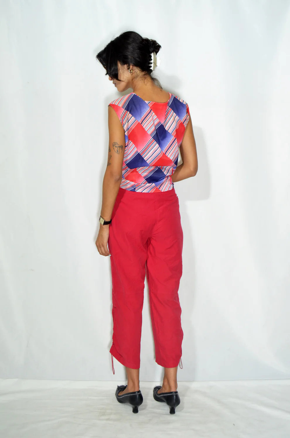 Red Capri Pants