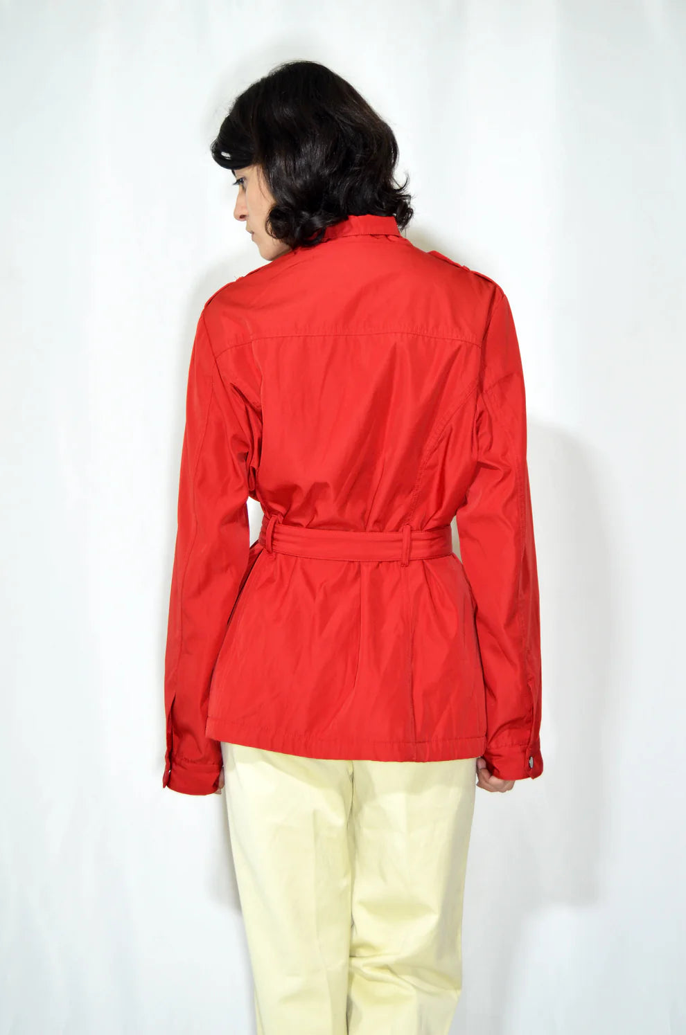 Red Vintage Rain Coat