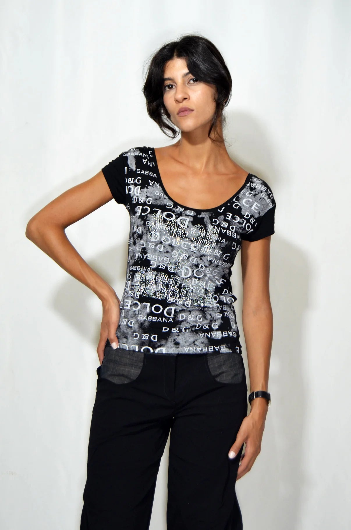 Dolce & Gabbana Vintage Sparkly Top