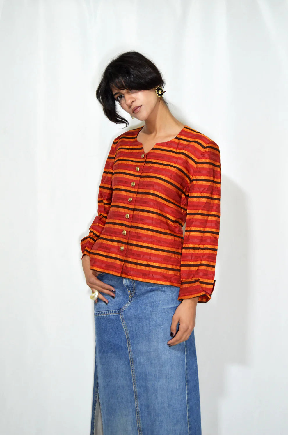 Red Striped Vintage Shirt