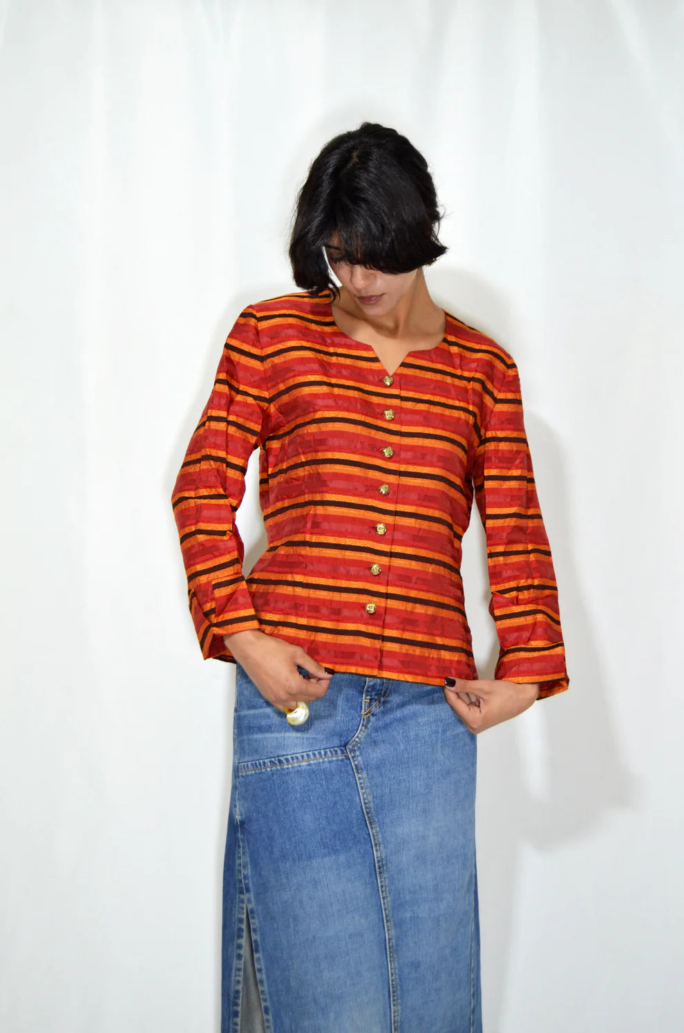 Red Striped Vintage Shirt