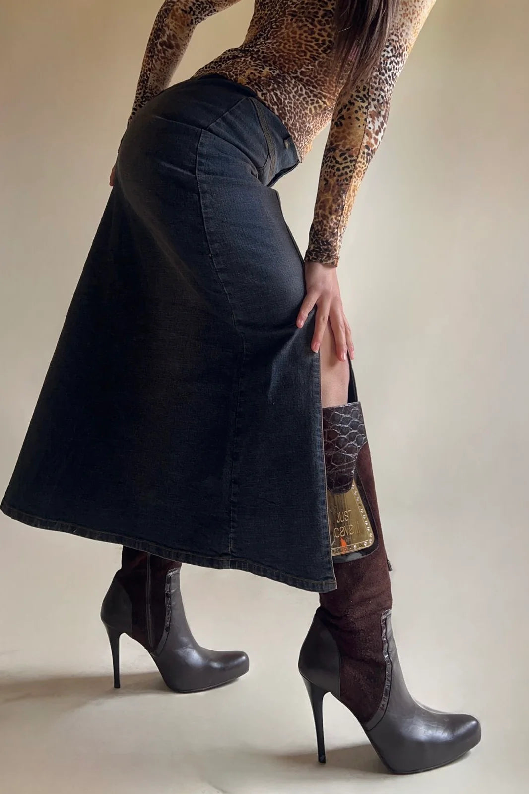 Just Cavalli 90s Suede Boots