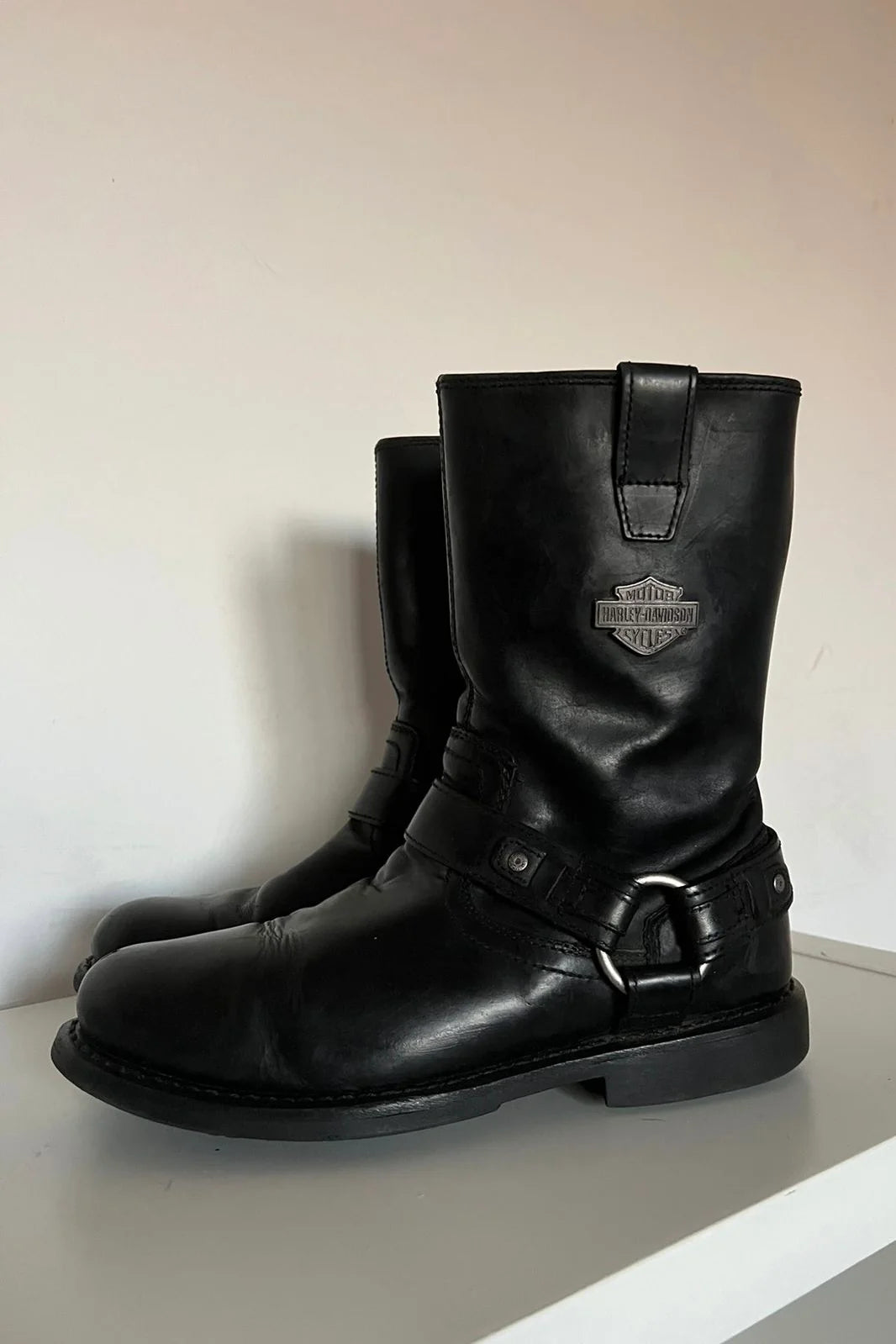 Harley Davidson black boots
