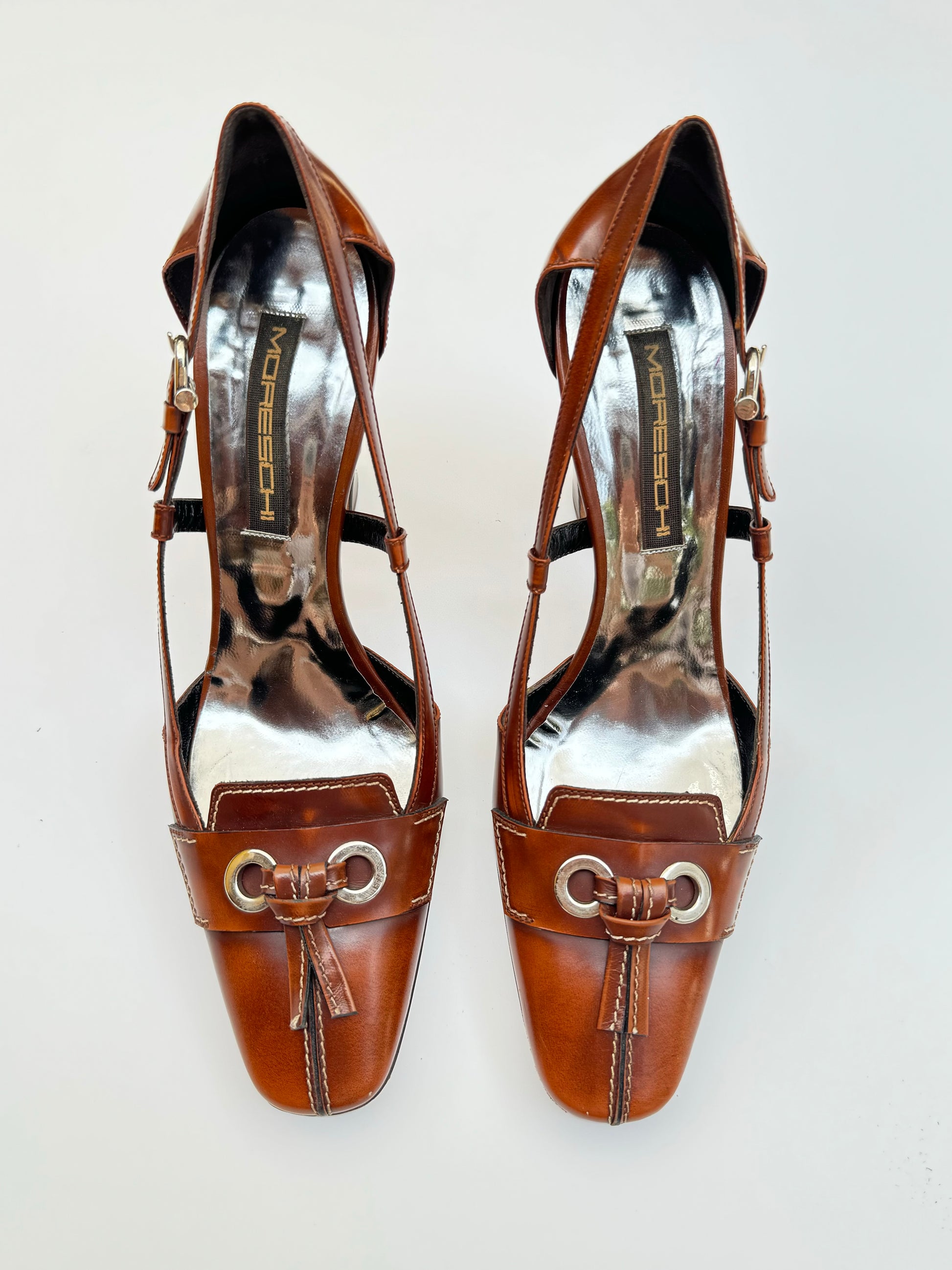 Moreschi Leather Heels - italy