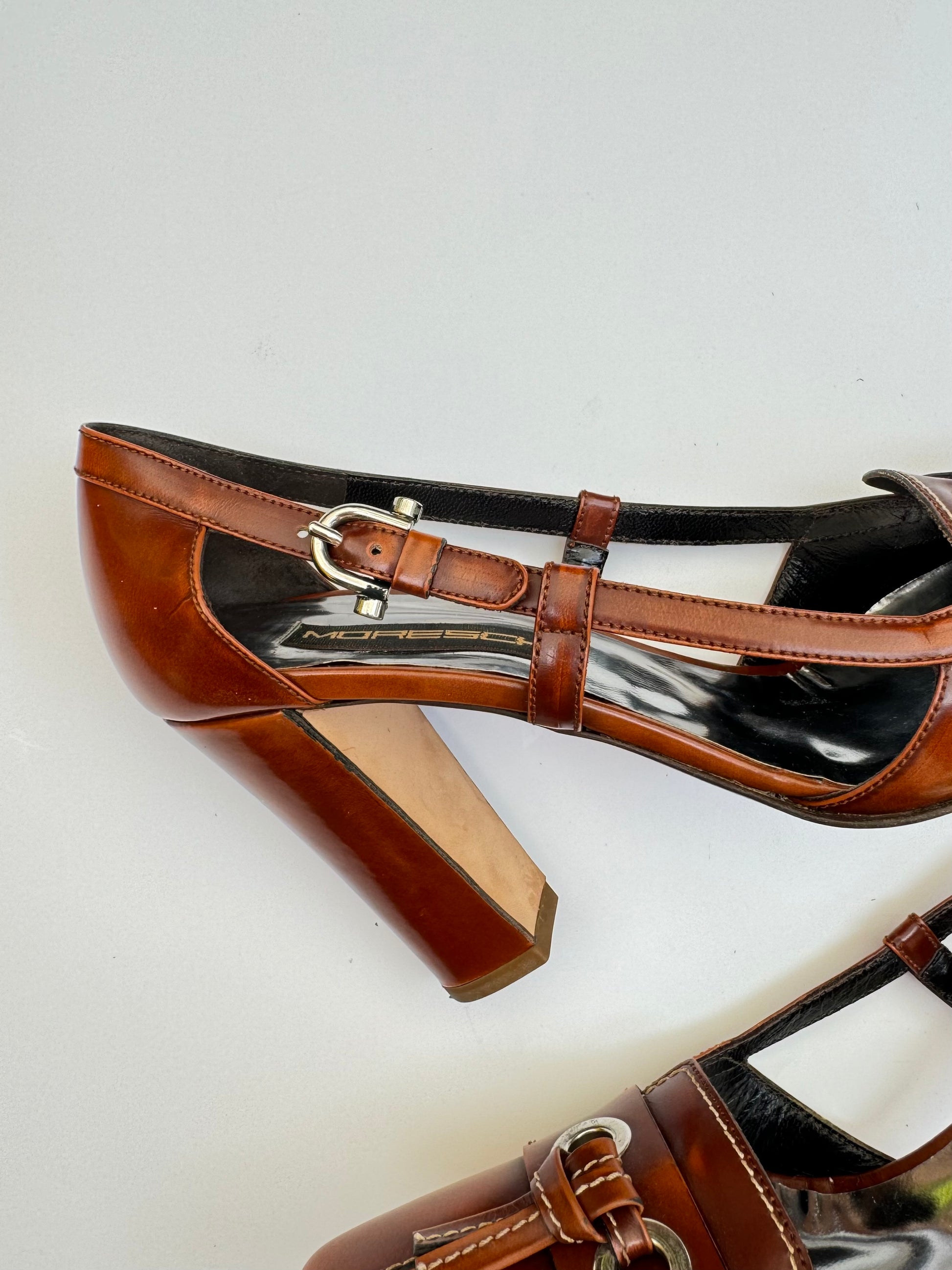 Moreschi Leather Heels - italy