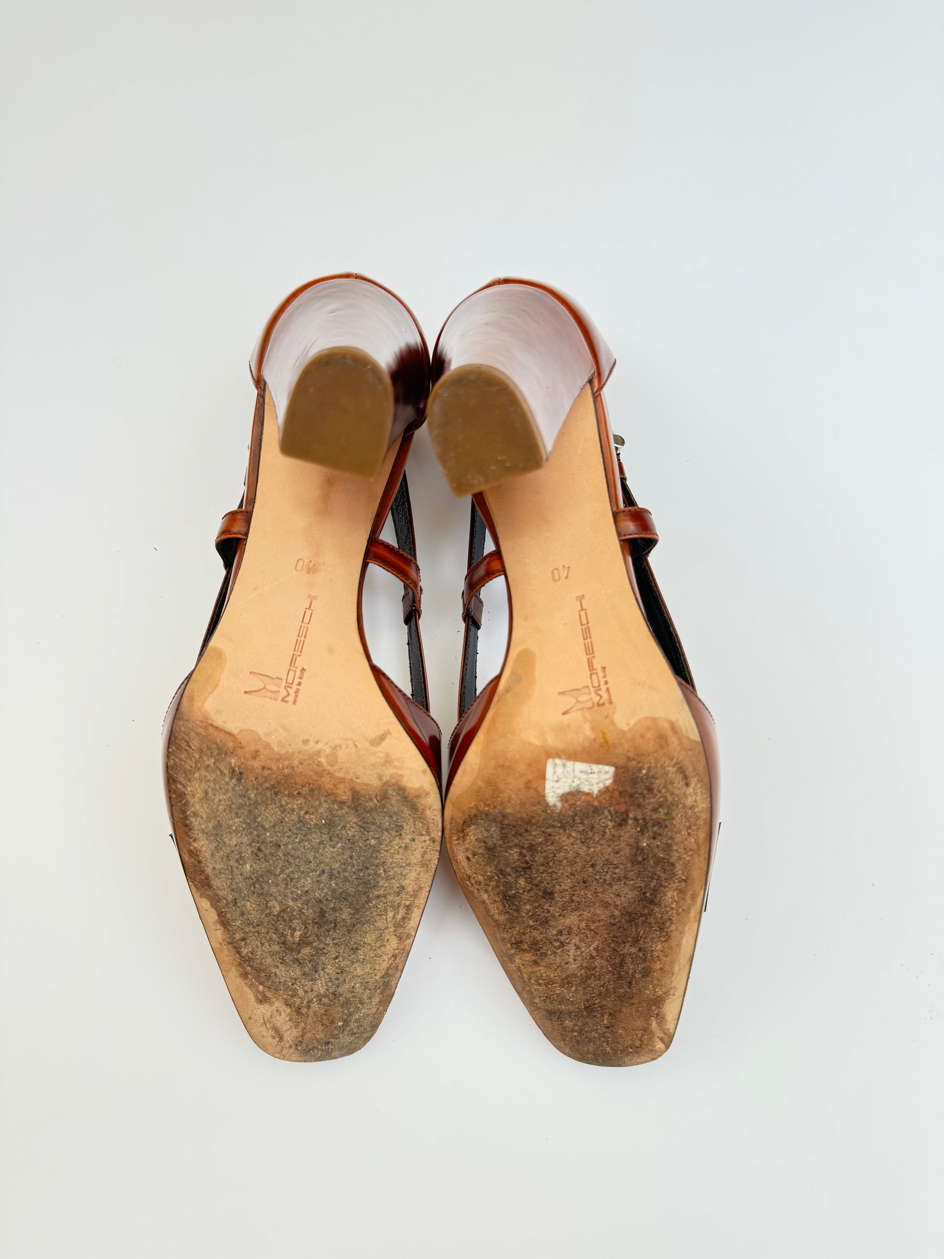 Moreschi Leather Heels - italy