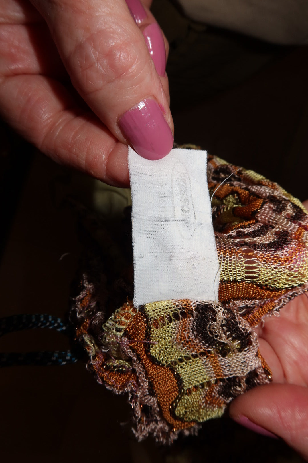 Missoni Vintage Knit Dress Iconic Zigzag Pattern