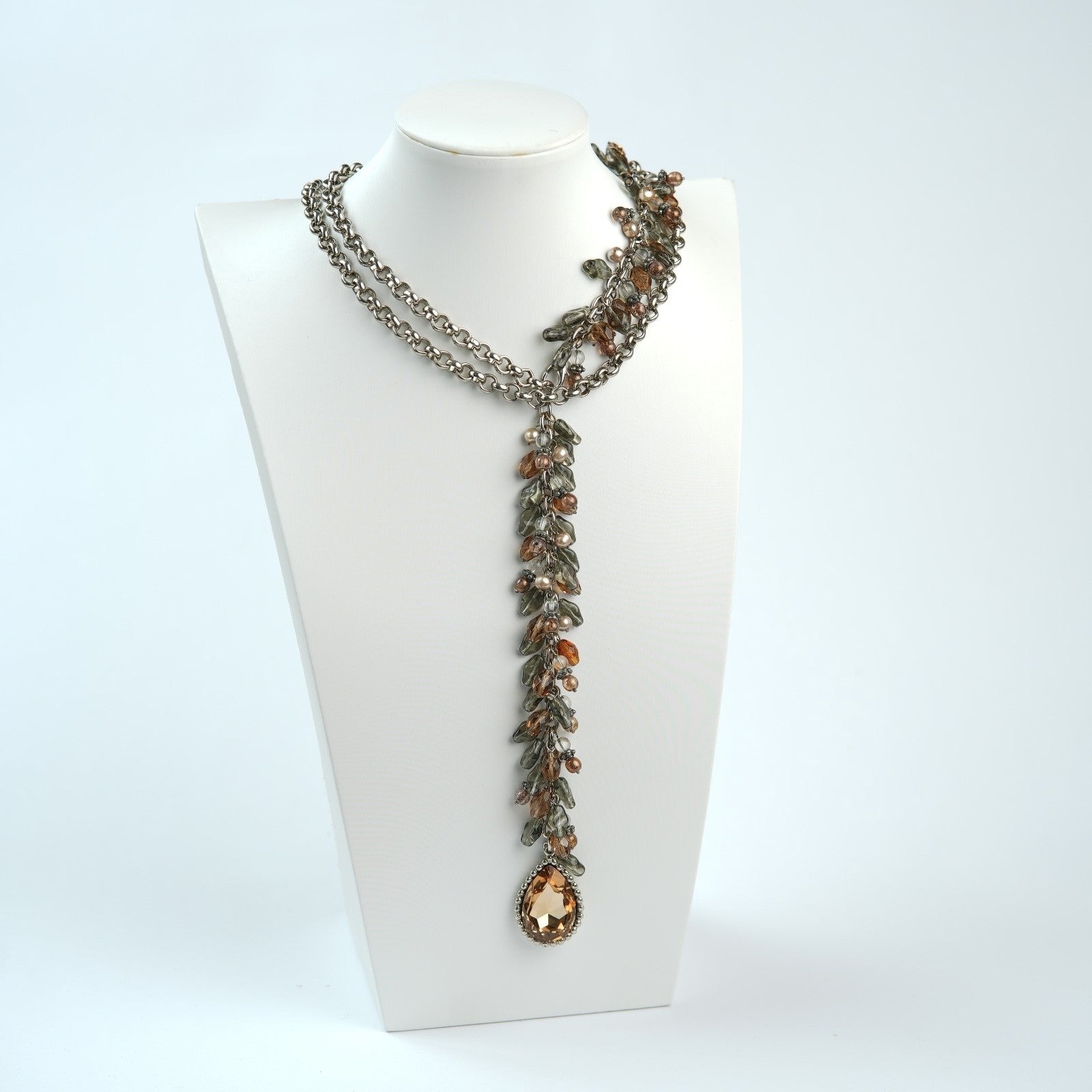 Unique Vintage Botanical Necklace