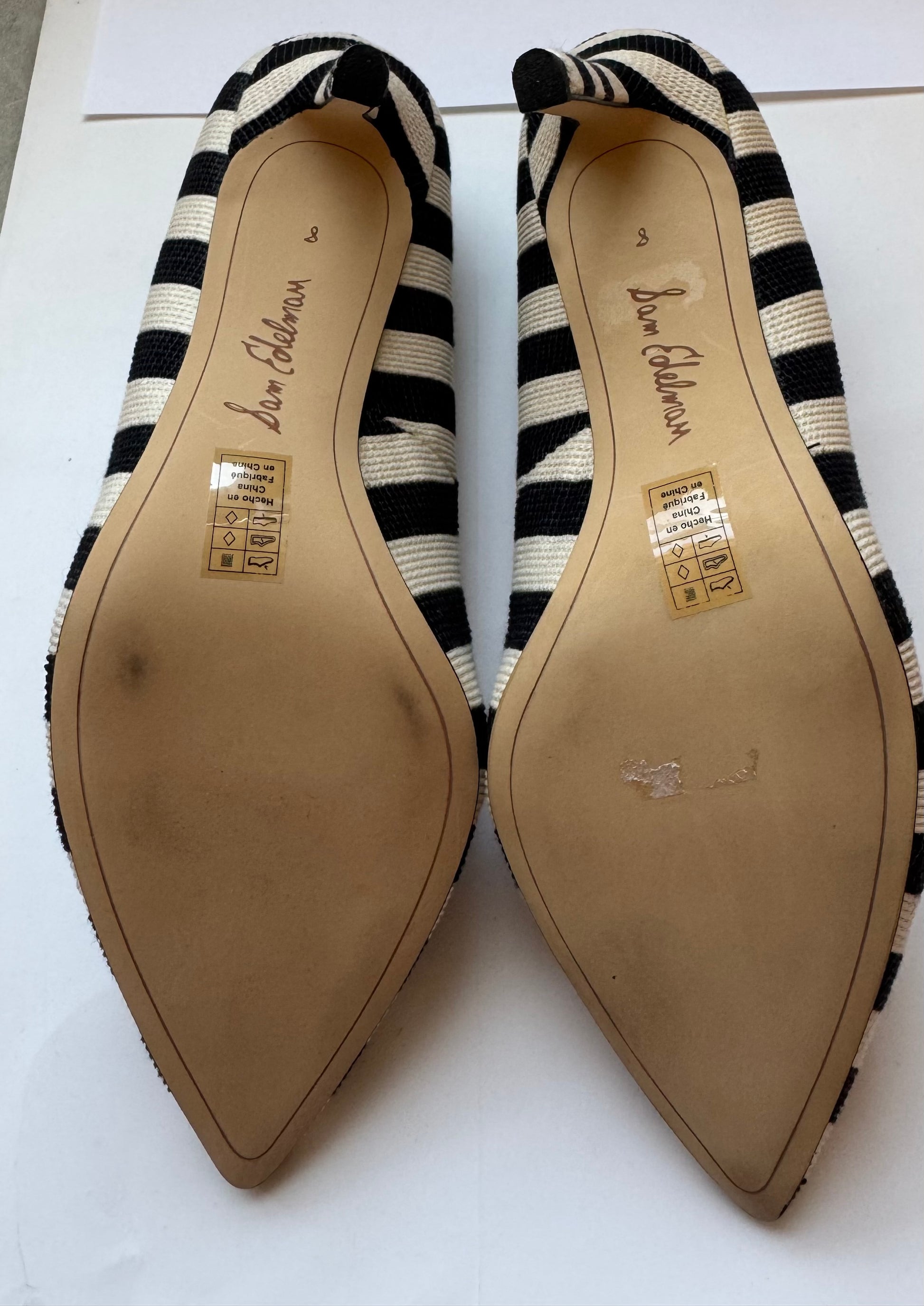 Sam Edelman Hazel Black and White heels