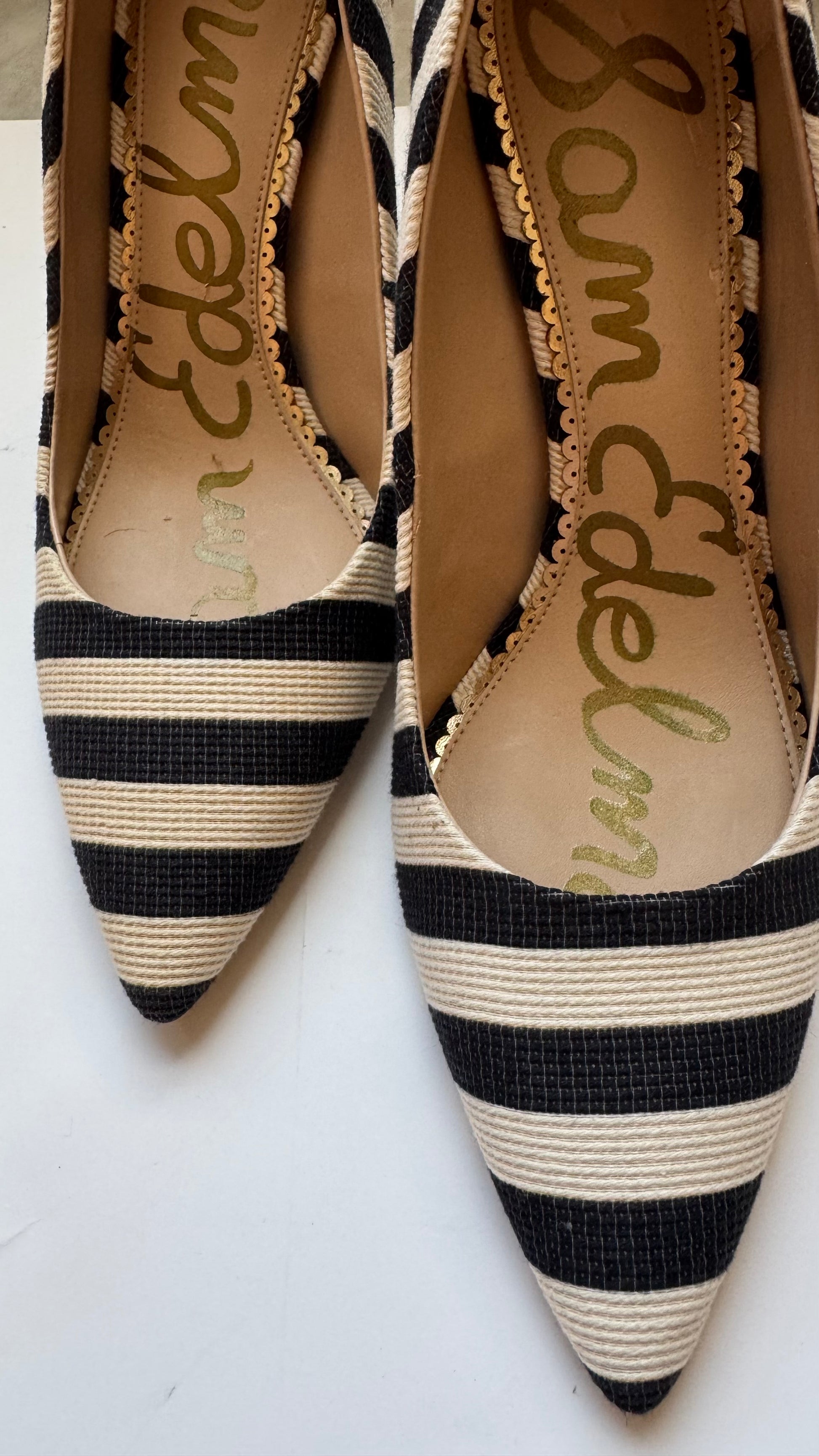 Sam Edelman Hazel Black and White heels