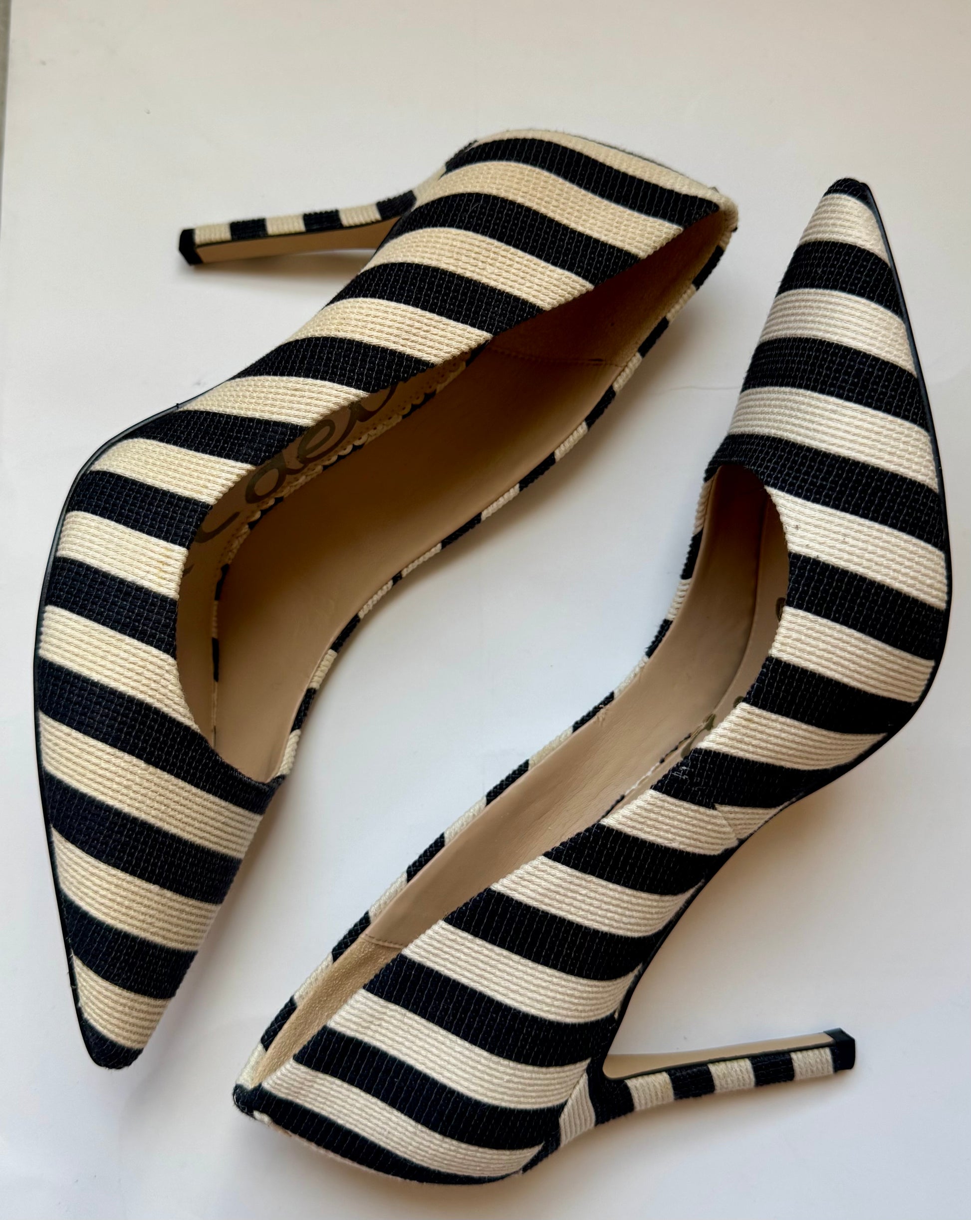 Sam Edelman Hazel Black and White heels