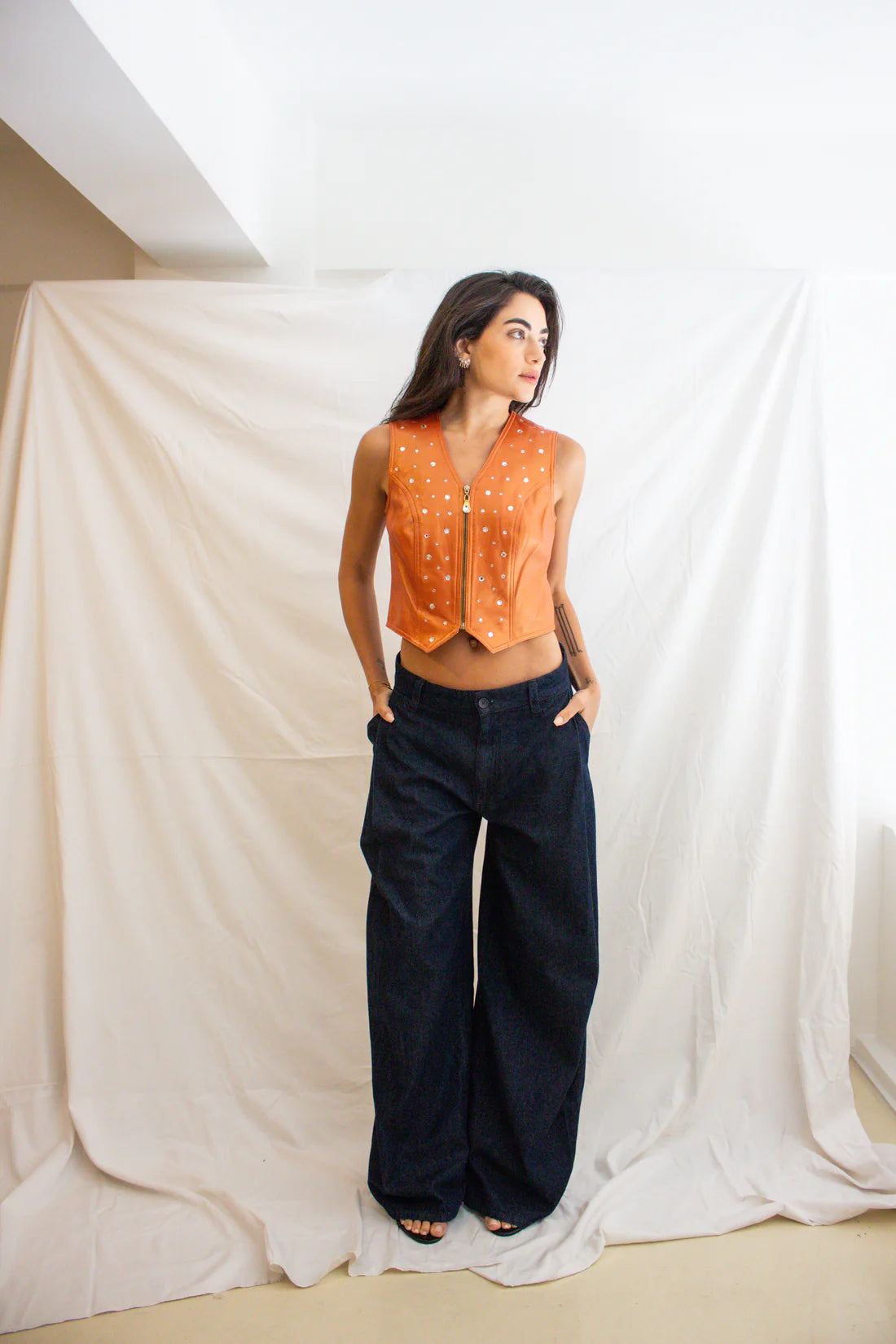 Vintage Leather Vest