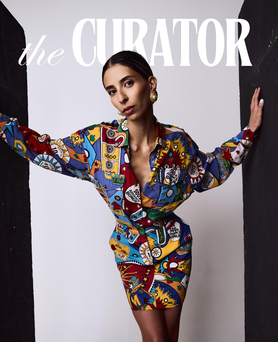 Vintage Moschino Super Hero Pinball Print set.