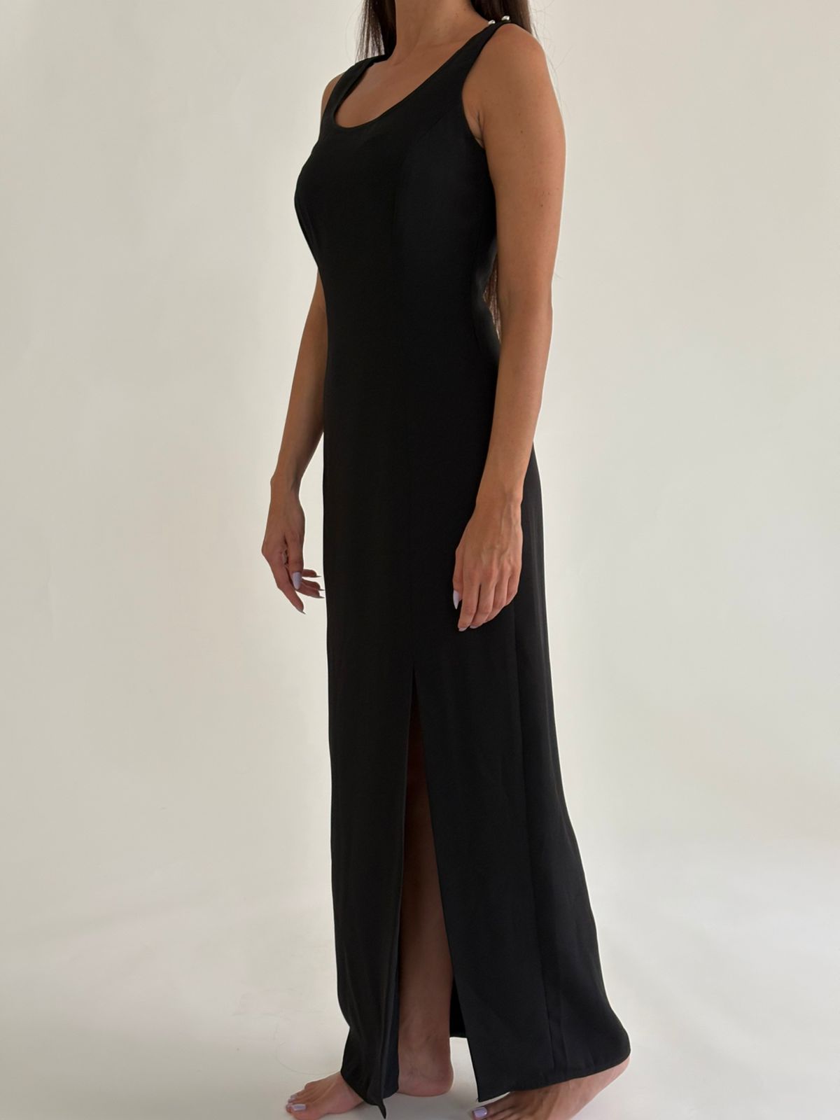 Vintage black maxi dress