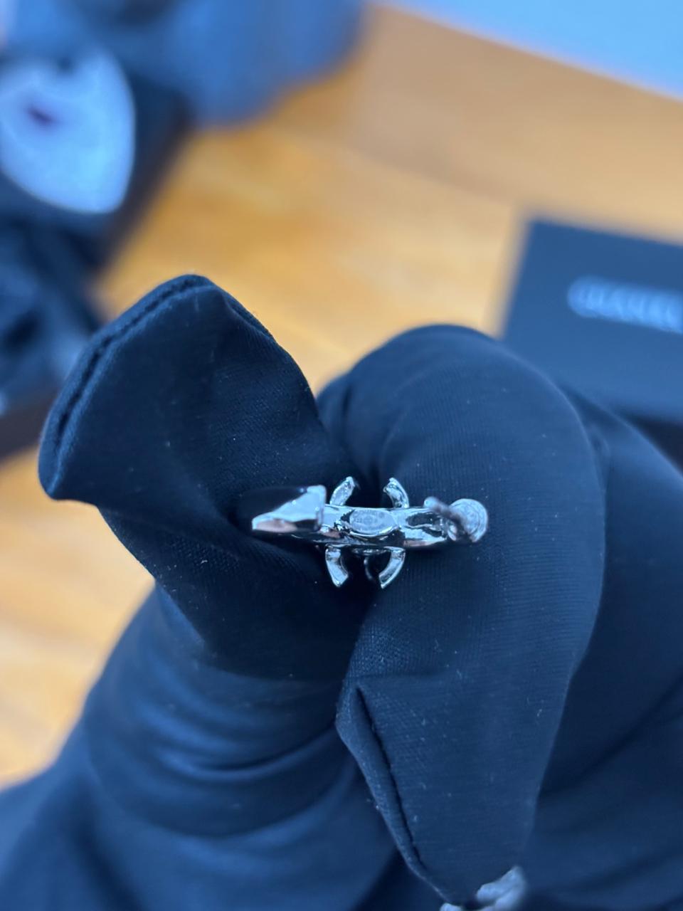 Chanel Métiers d'art Silver Earrings