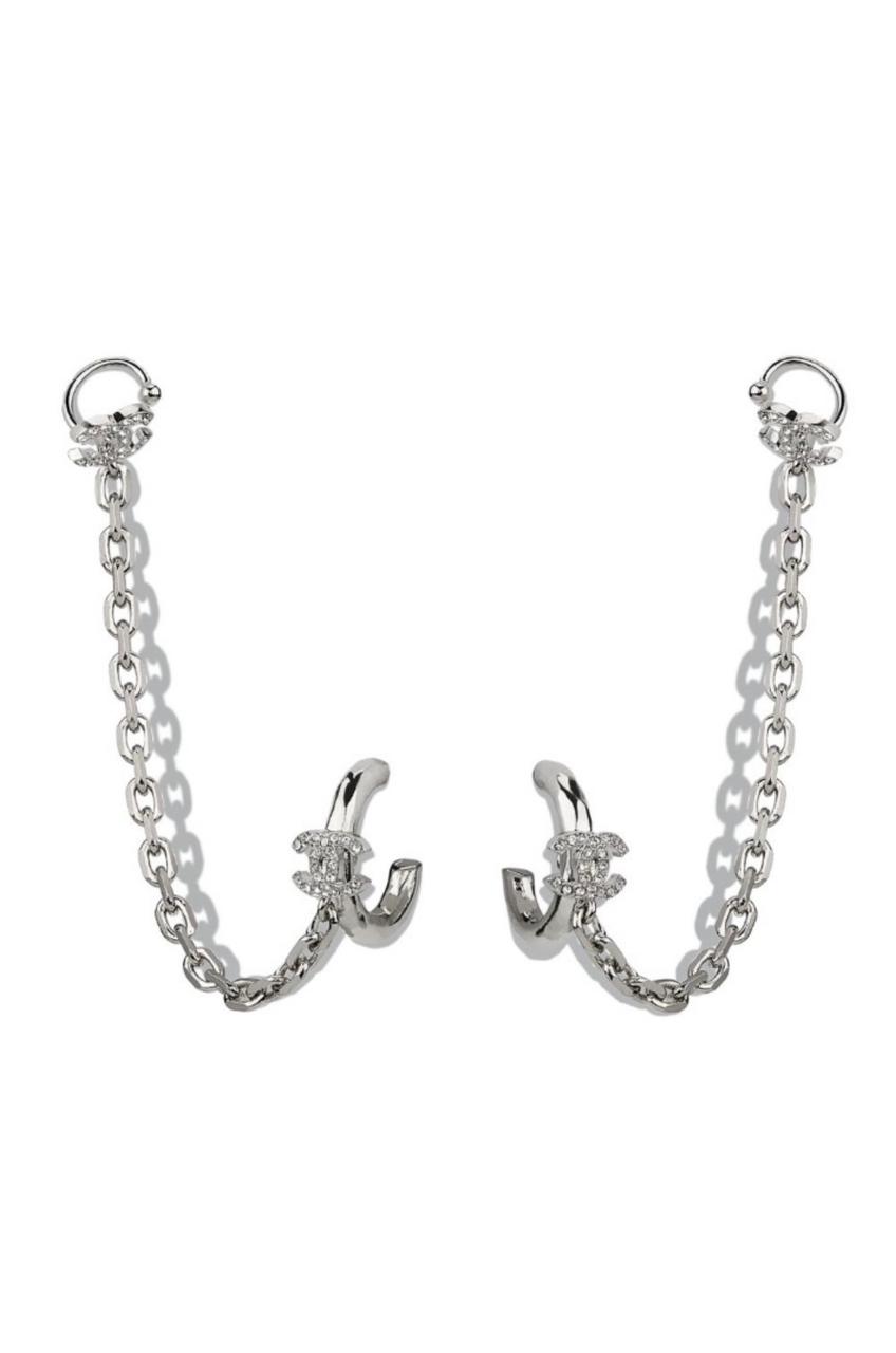 Chanel Métiers d'art Silver Earrings