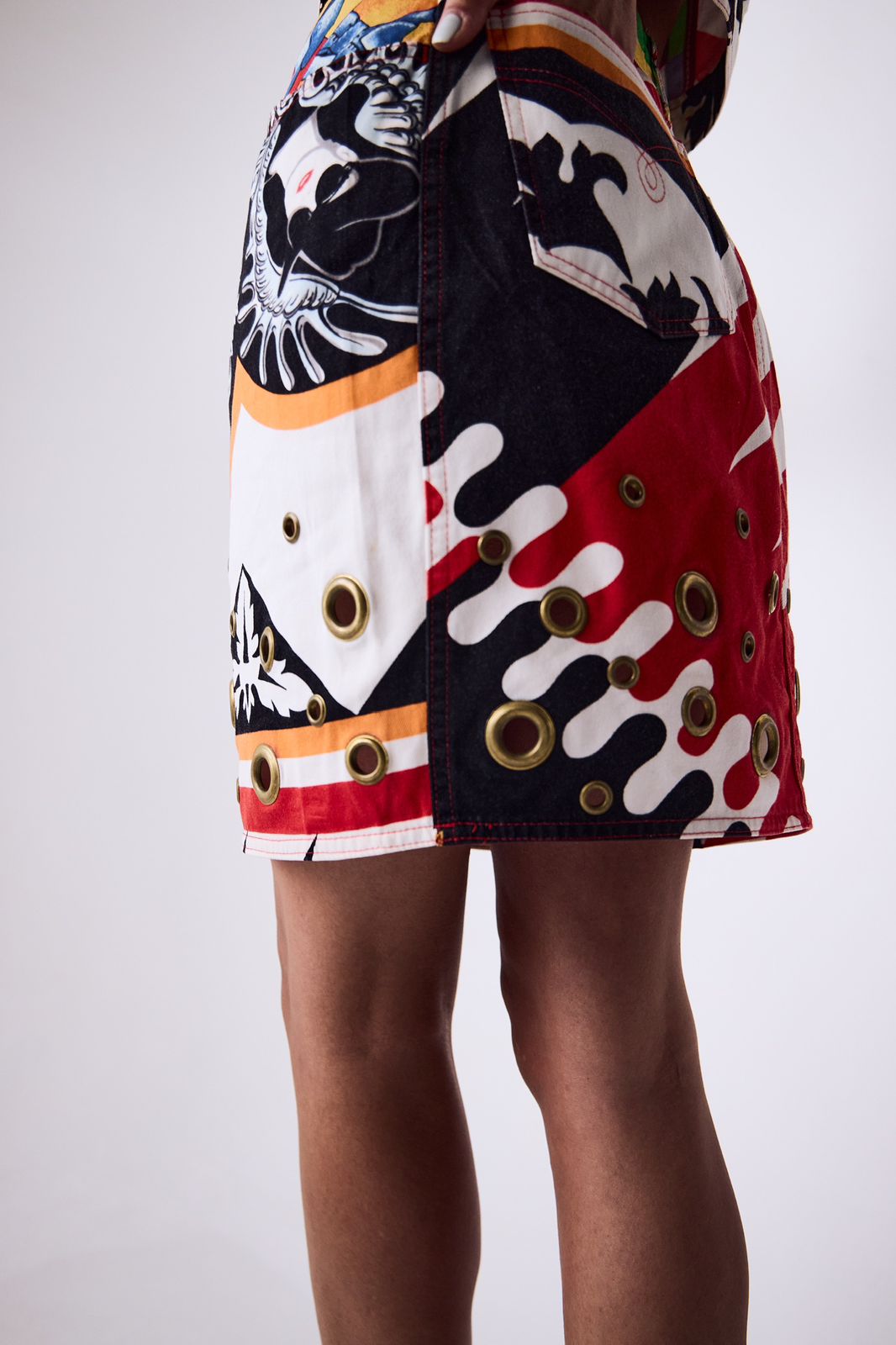 Vintage 90’s Moschino Jeans Denim Skirt Set