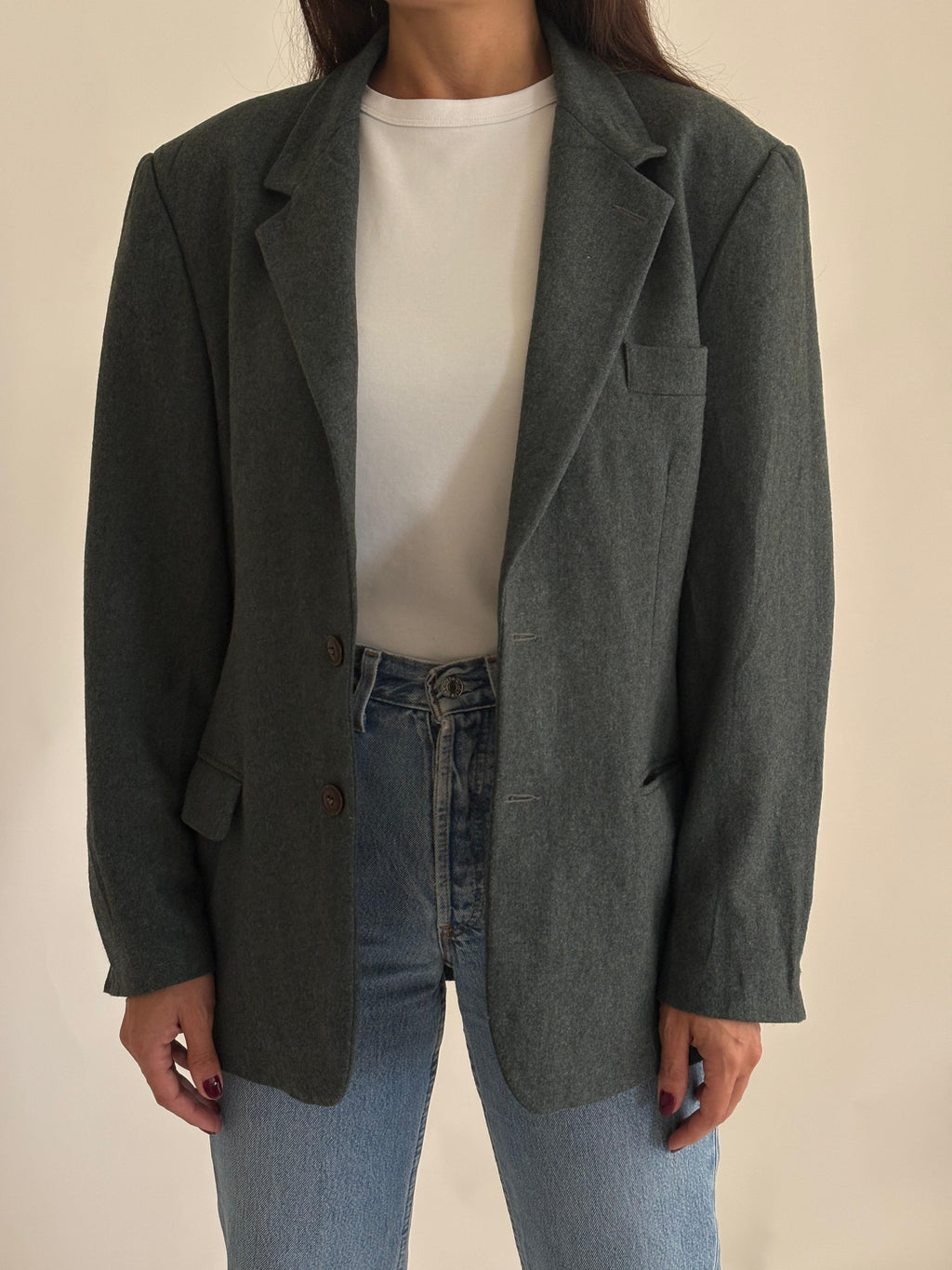 Vintage Wool Blazer