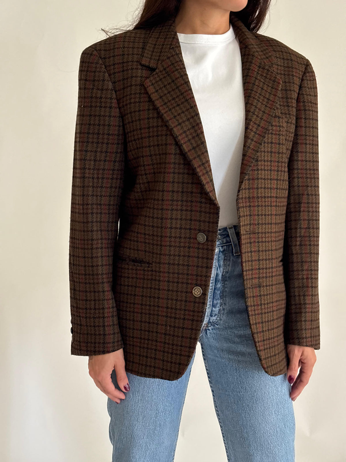 Checkered Blazer