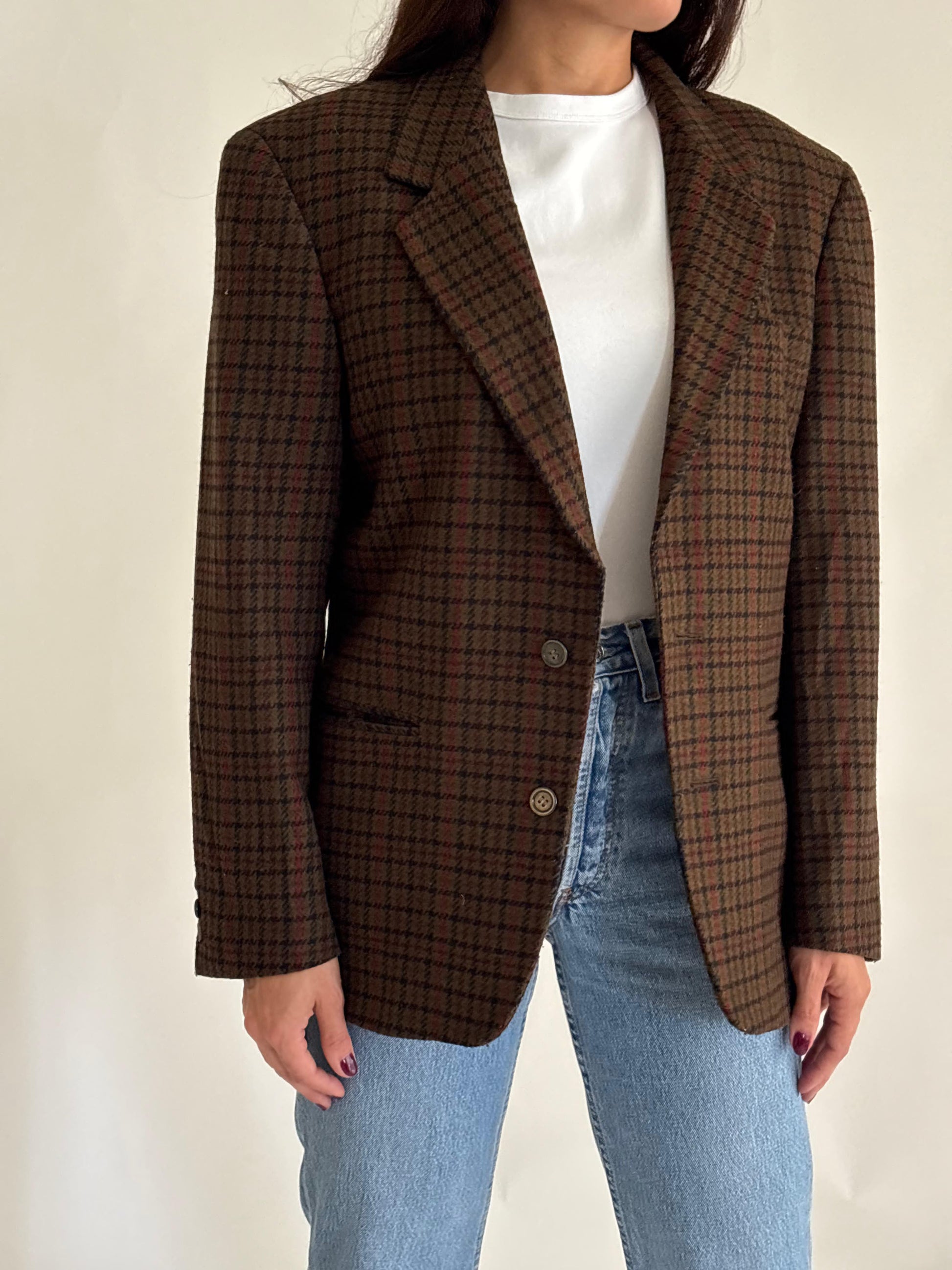 Checkered Blazer