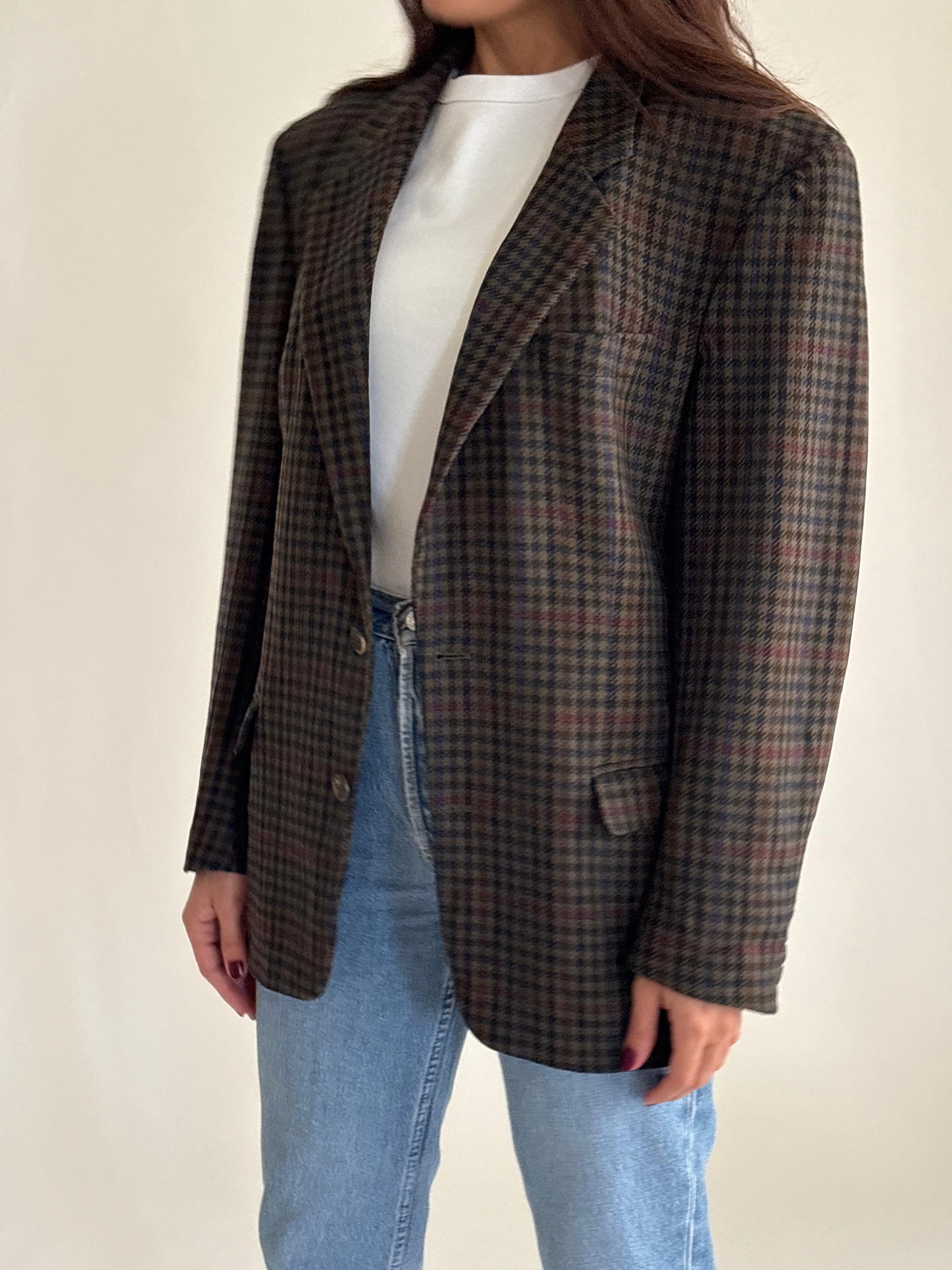 Checkered Blazer