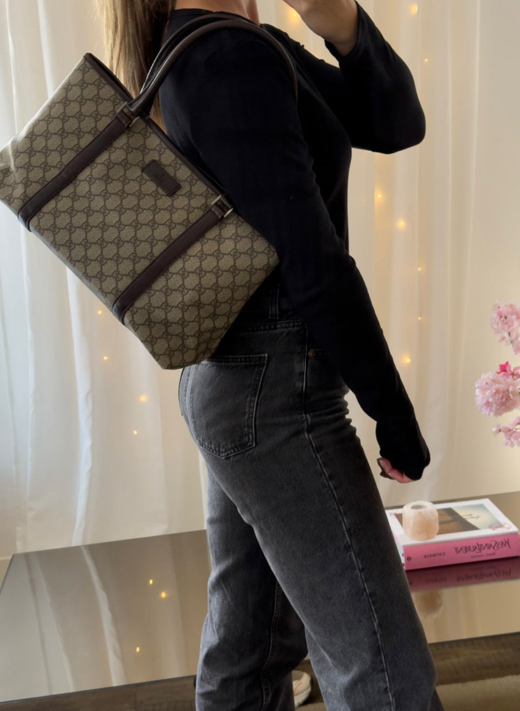 Vintage Gucci tote in GG Canvas