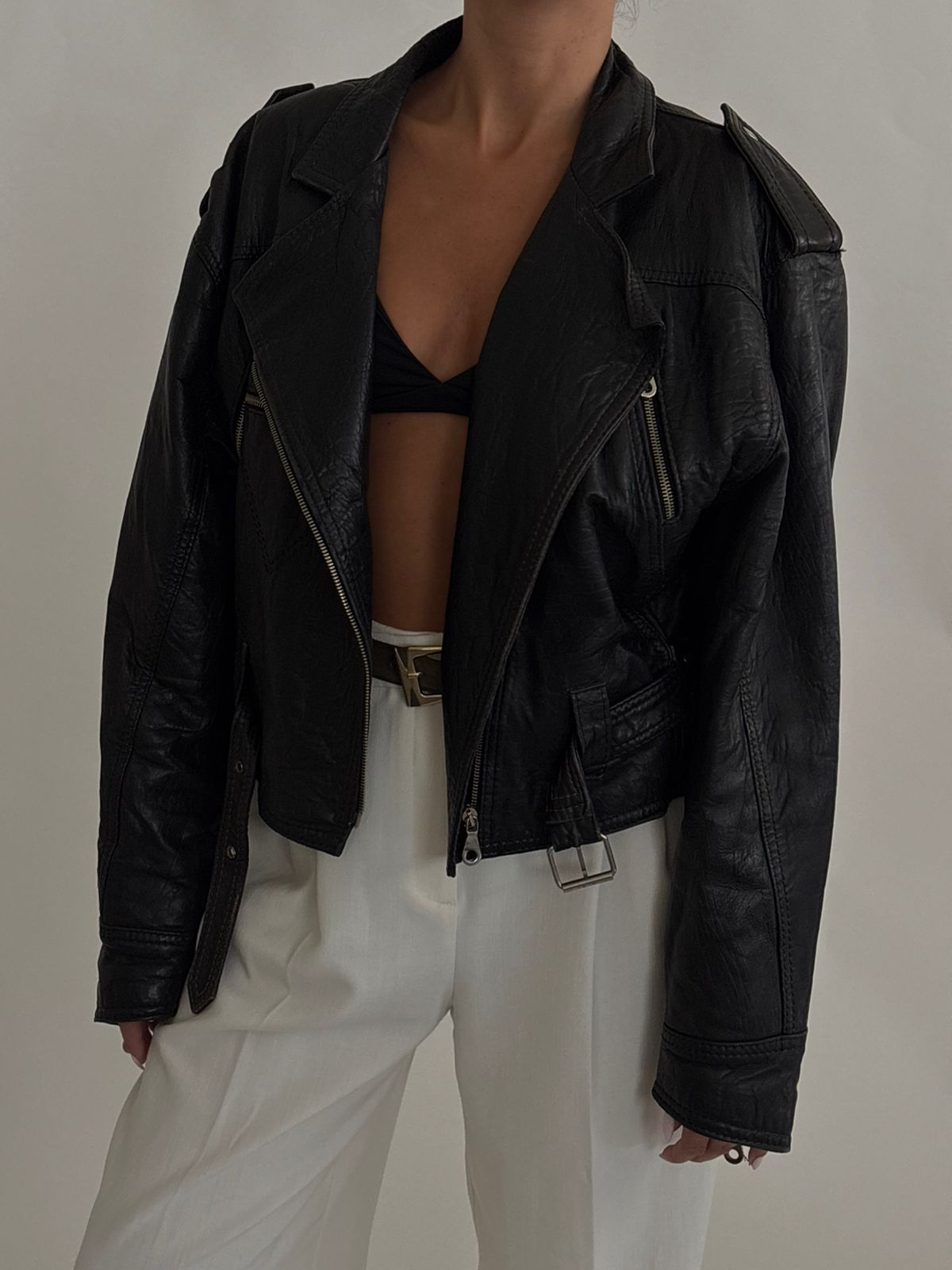 Vintage biker jacket